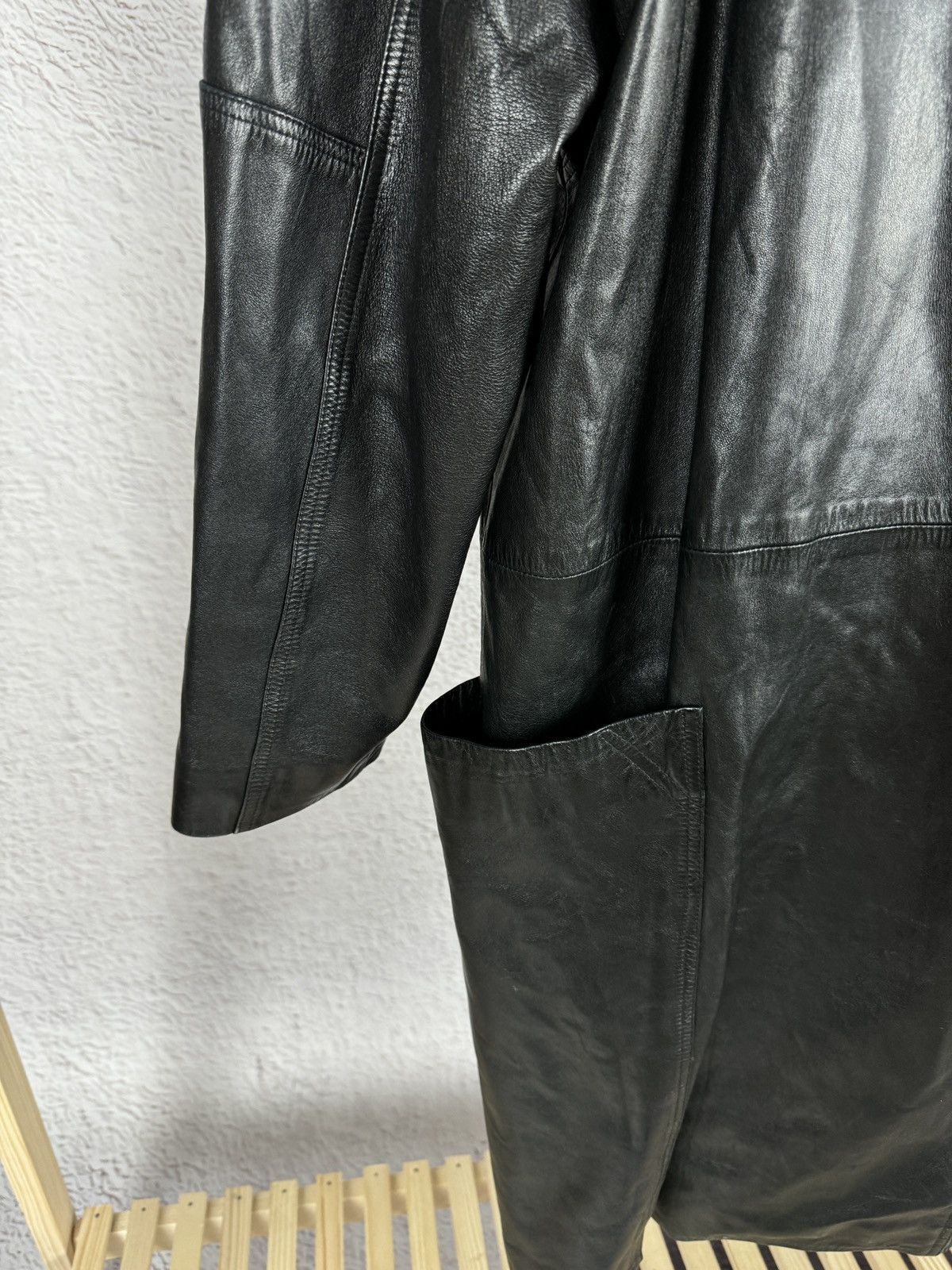Other Zilli Made in France vintage pointaire creation leather coat Size ONE SIZE - 6 Thumbnail