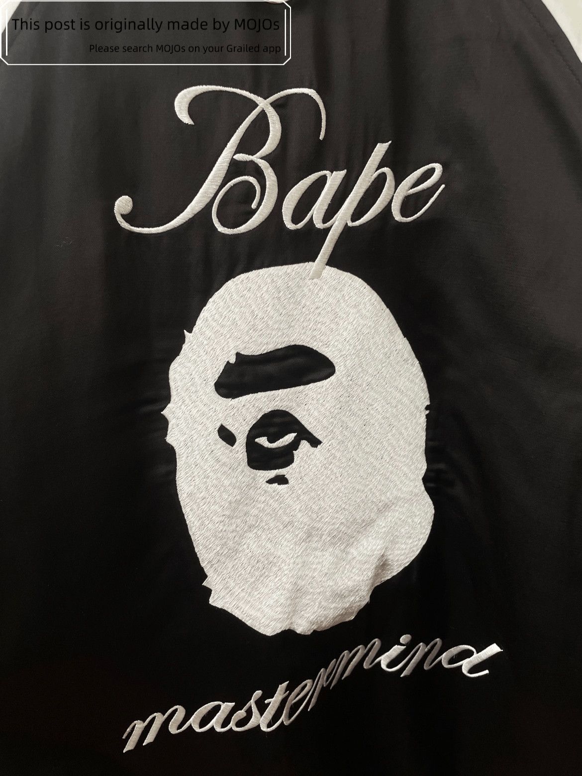 Mastermind Japan Mastermind Japan x Bape Satin Bomber Jacket Size US L / EU 52-54 / 3 - 3 Thumbnail