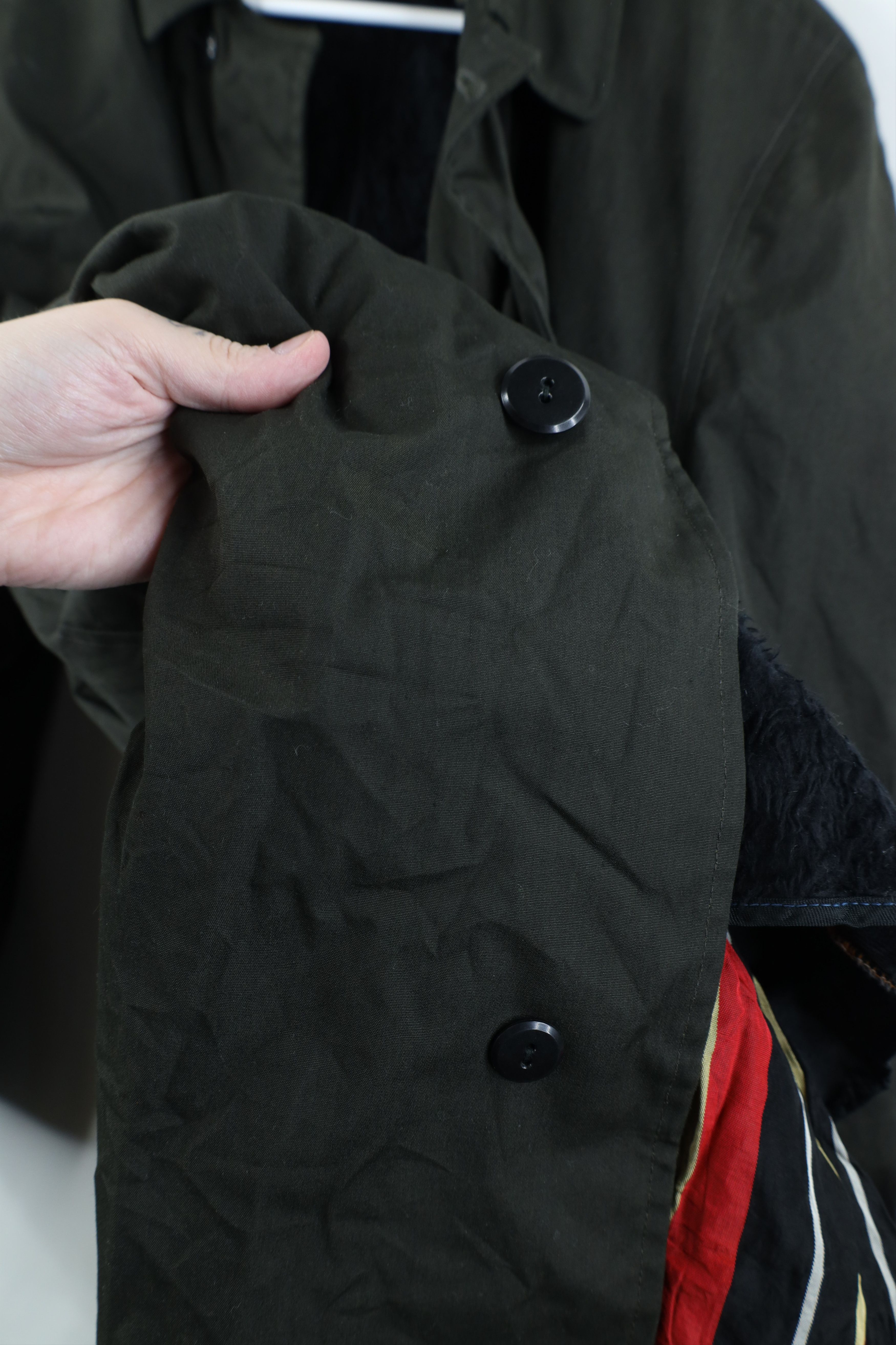 Vintage Vintage 60s Streetwear Trench Coat Rain Jacket Green USA Size US XL / EU 56 / 4 - 10 Thumbnail