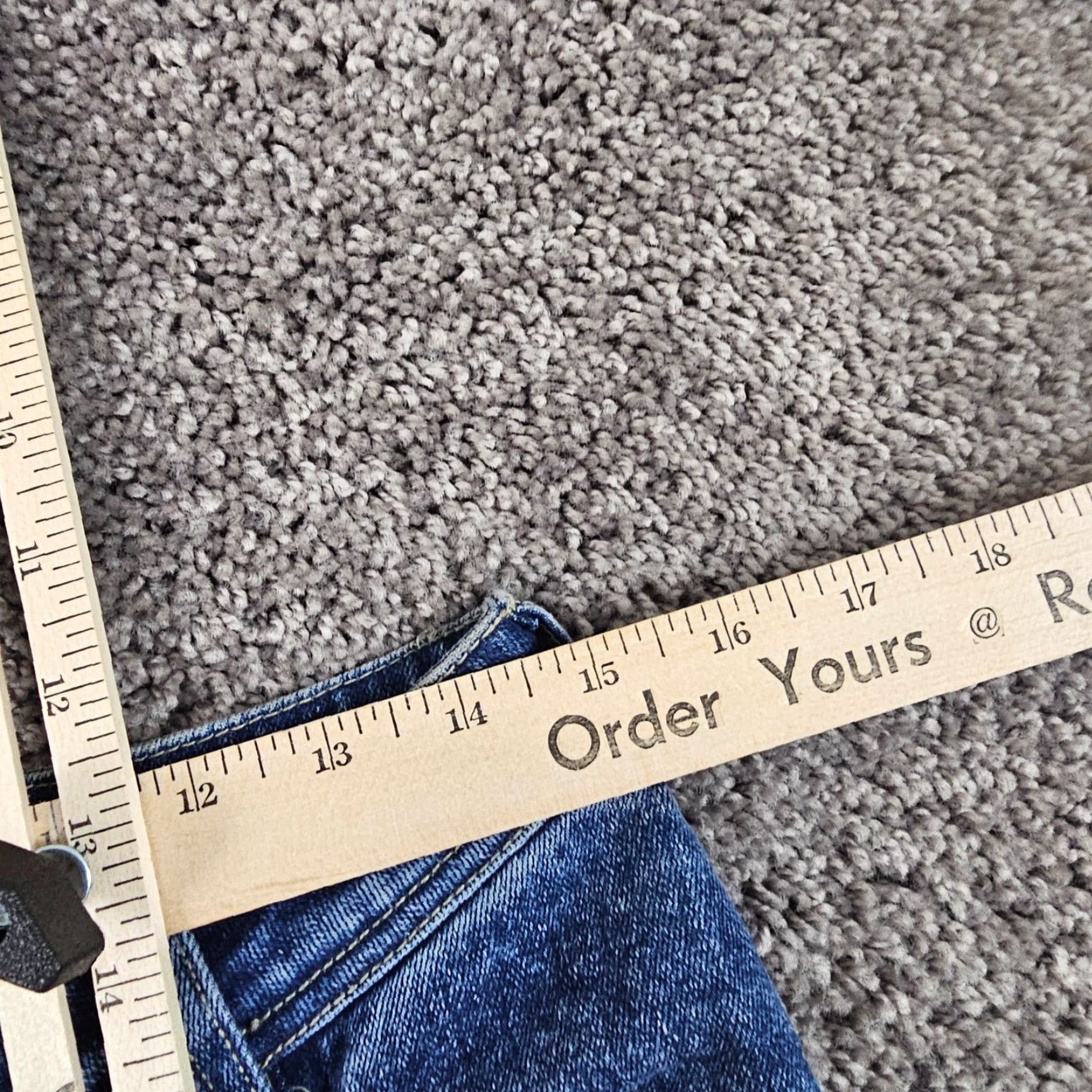 Express VINTAGE Express Women's Flare Jeans Medium Wash 28x33 Stretch 12 Denim Low Rise Girls Size 34" / US 12 / IT 48 - 5 Thumbnail