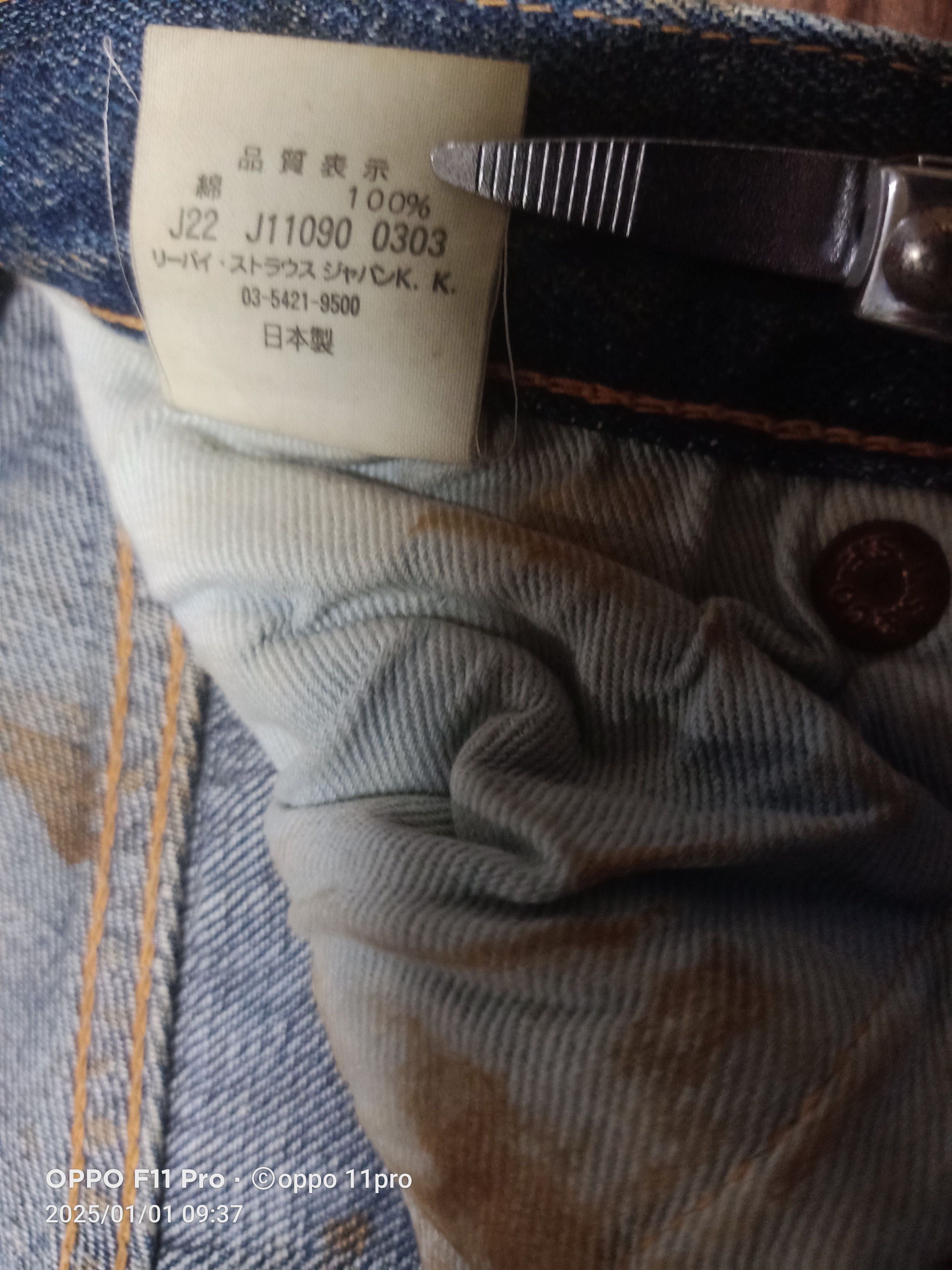 Japanese Brand × Levi's Vintage Clothing Levi's Lot 44501 Vintage Denim Stonewash Size US 30 / EU 46 - 7 Thumbnail