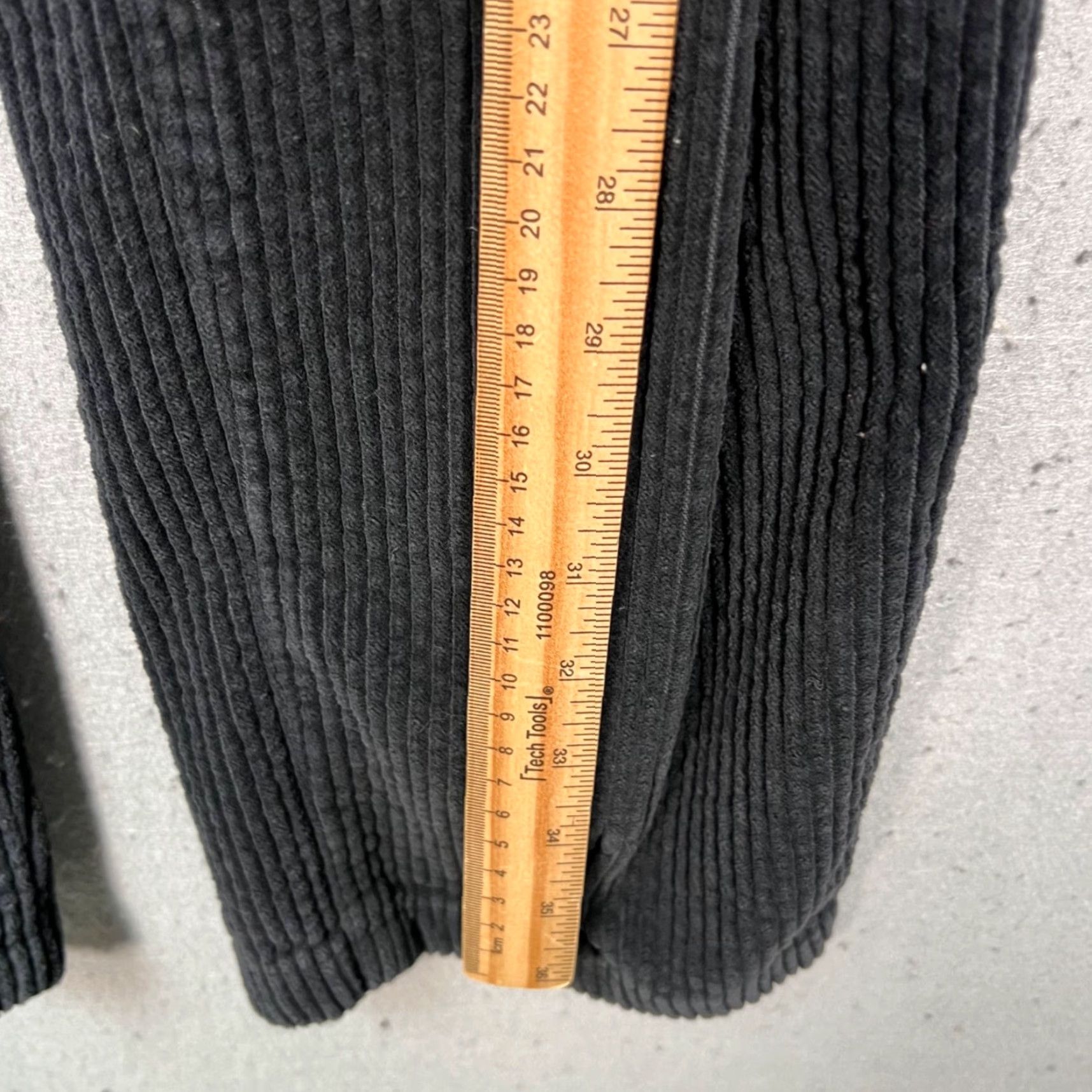 Massimo Alba Massimo Alba Mens Pants Dress Trousers Corduroy Gray 52 Regular Inseam 27 in Front Flat Front Vintage No Charcoal Gray Pockets Fall Mens Dress Pants Size 38" / US 16 / IT 52 - 7 Thumbnail