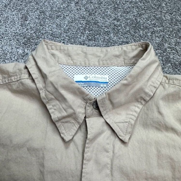 Vintage VINTAGE Columbia PFG Bonehead II Fishing Shirt Mens Medium Beige Cotton Outdoor Camping All Seasons Size US M / EU 48-50 / 2 - 3 Thumbnail