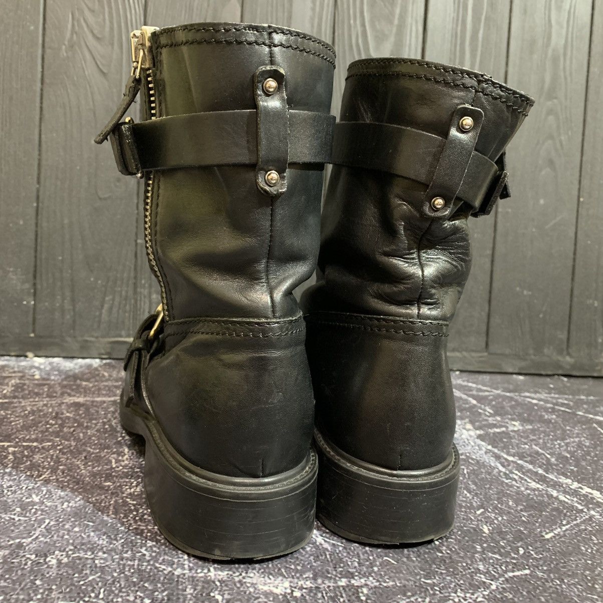 Gucci GUCCI Leather Biker Belted Women’s Boots Size 38 Size US 8 / IT 38 - 9 Thumbnail