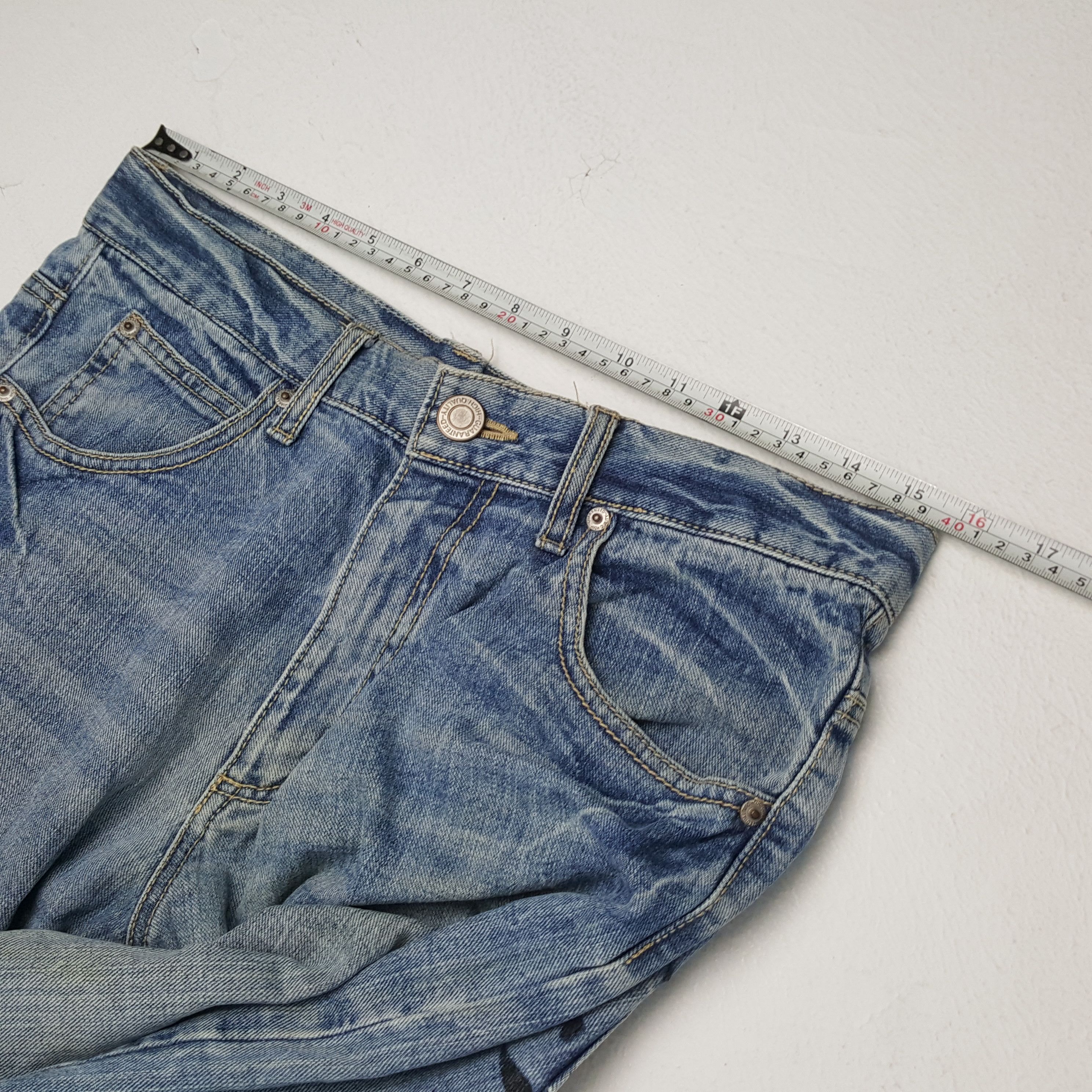 Vintage BACK & FORTH Rock Punk Streetwear Style Jeans Size US 31 - 7 Thumbnail