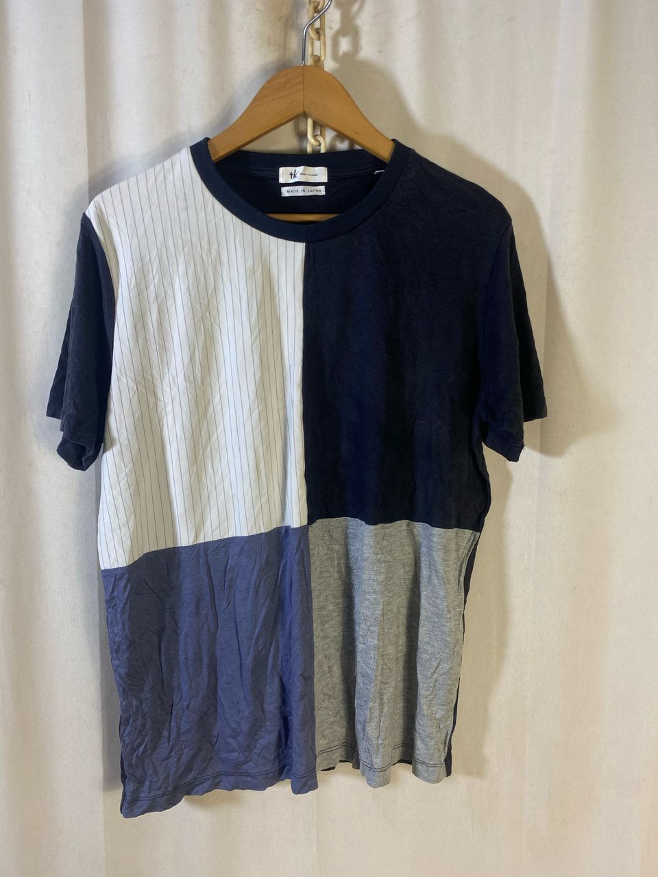 Designer × Japanese Brand × Takeo Kikuchi Unisex🔥Takeo kikuchi patchwork tshirt Size US M / EU 48-50 / 2 - 1 Thumbnail