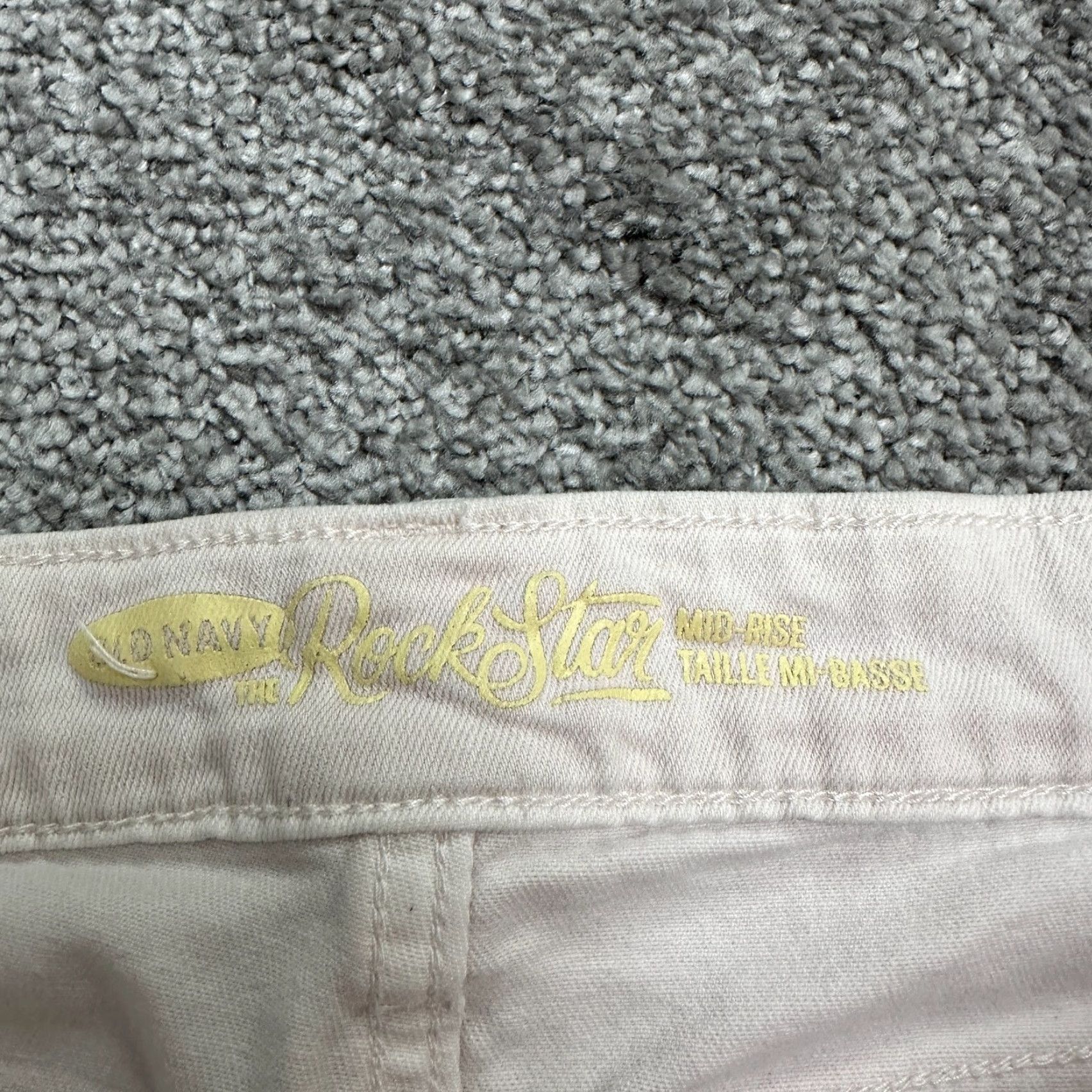 Old Navy Old Navy Rockstar Skinny Jeans Women 6 Light Pink Mid Rise Stretch 30x28.5 Size 28" / US 6 / IT 42 - 7 Thumbnail