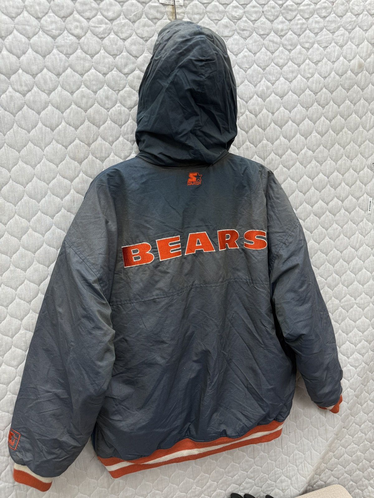 Starter 💥💥🔥STEALS VTG NFL STARTER BEARS SUNFADED JACKET Size US L / EU 52-54 / 3 - 2 Thumbnail