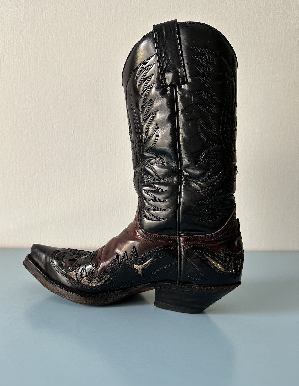 Sendra Sendra Cuban Heel Cowboy Boots - UK7/EU40 leather & python Size US 7 / EU 40 - 5 Thumbnail