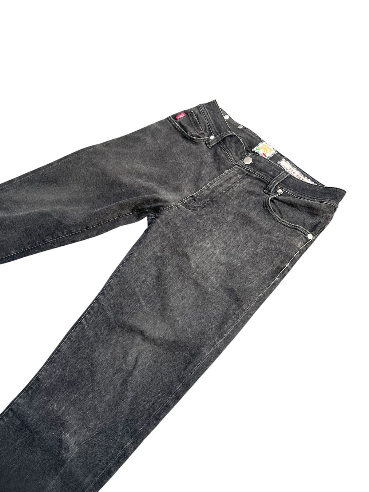 Designer Tramarossa black denim Size US 33 - 2 Thumbnail