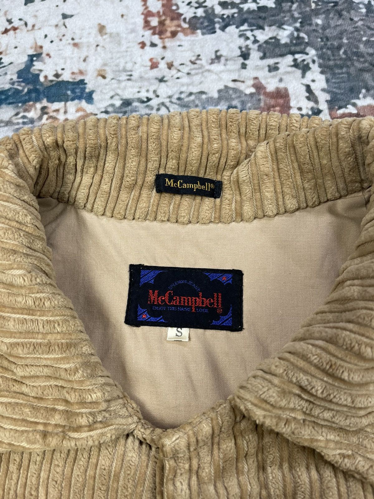 Vintage Vtg Mc Campbell Deep Line Corduroy Jacket Size US S / EU 44-46 / 1 - 5 Thumbnail