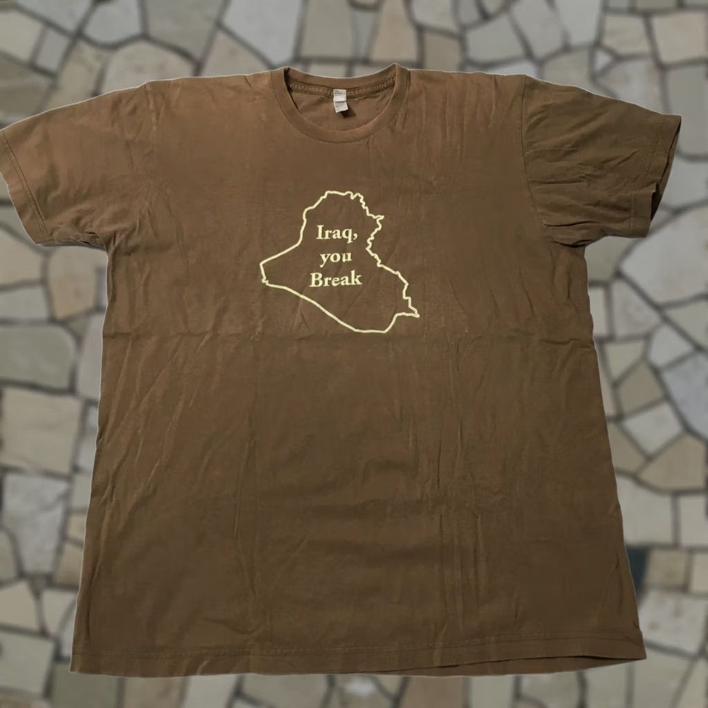 American Apparel AMERICAN APPAREL T-shirt XL USA MADE Iraq YOU BREAK Survivor Size US XL / EU 56 / 4 - 1 Thumbnail