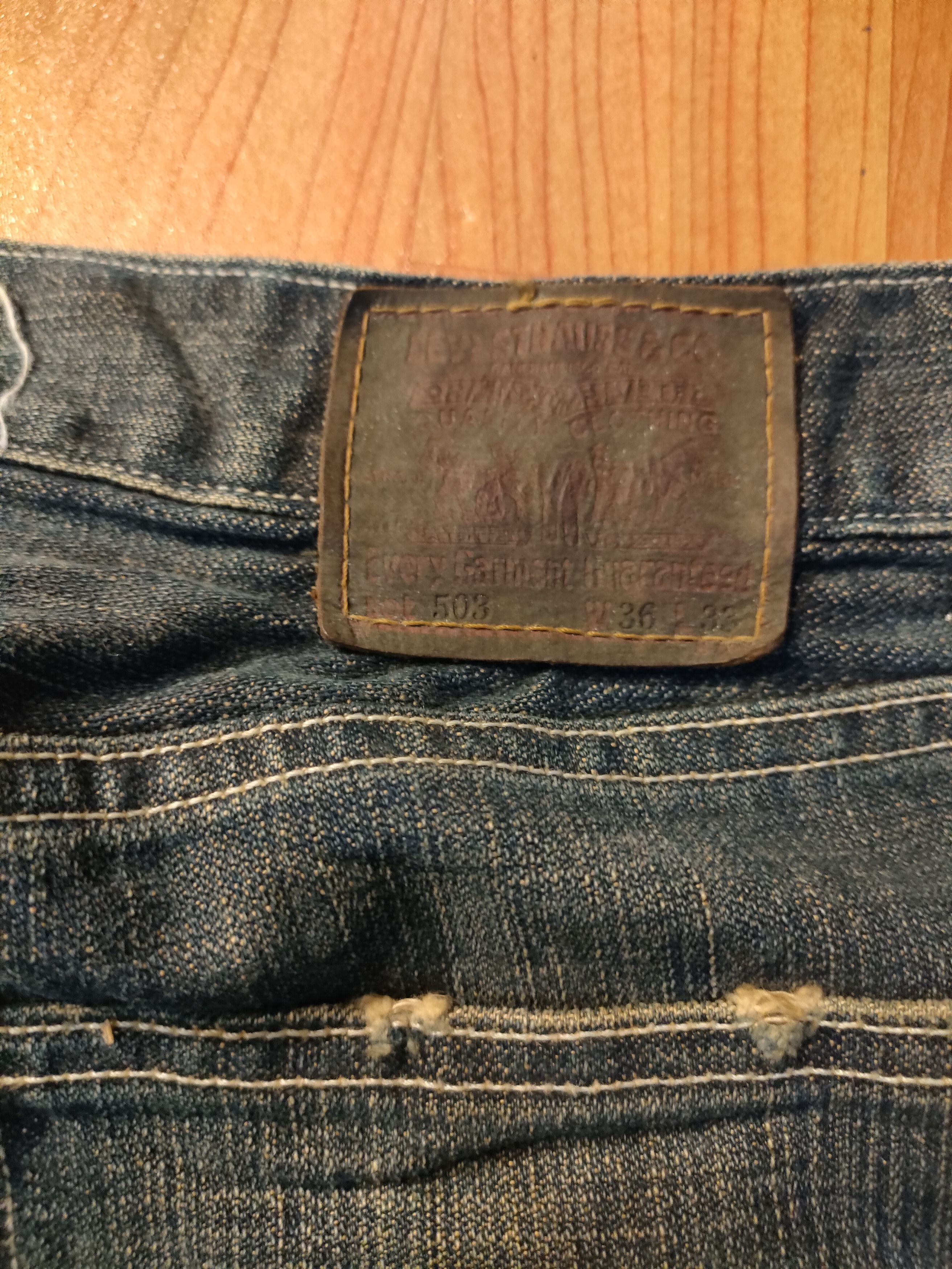 Levi's Vintage Clothing Vintage Levi's 503 Jeans Size US 35 - 2 Thumbnail
