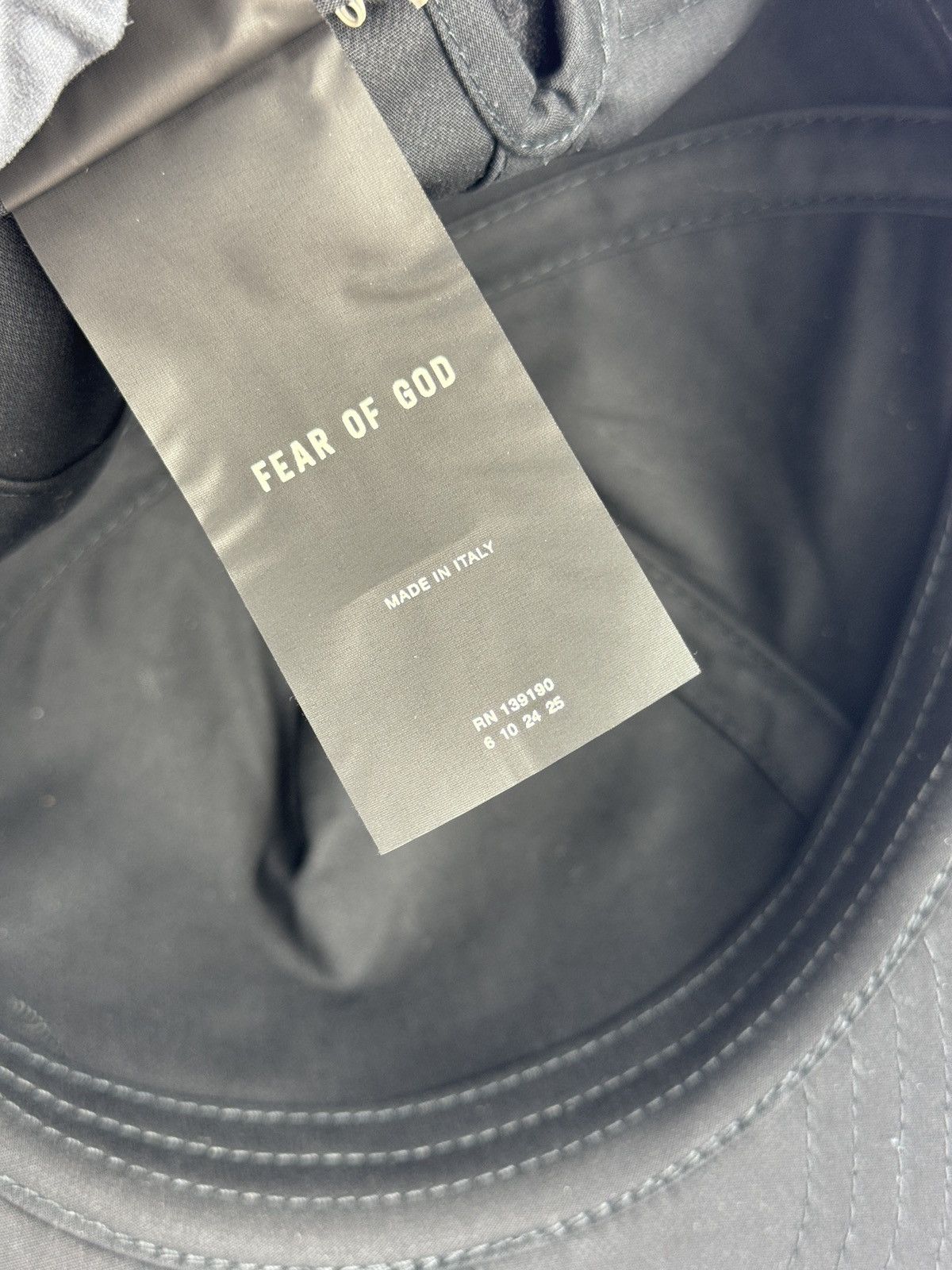 Fear of God LOGO BLACK CAP Size ONE SIZE - 9 Thumbnail