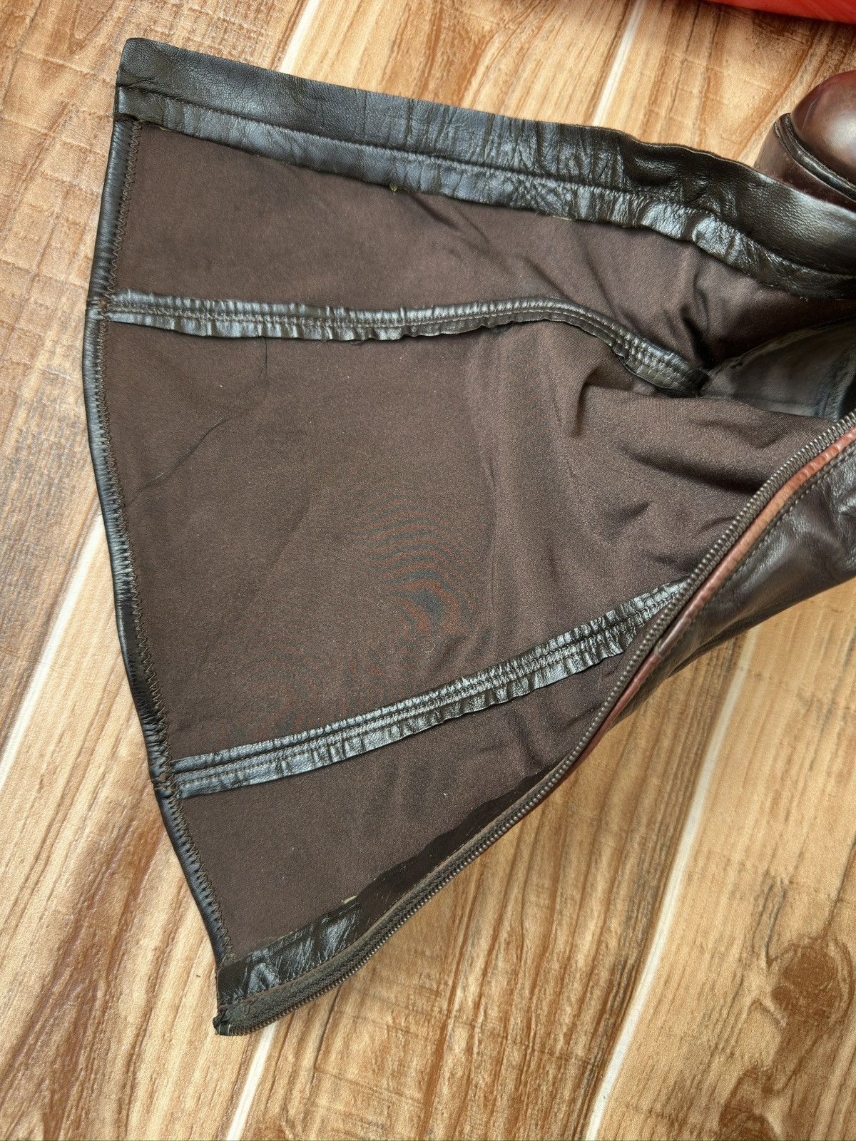 Prada × Vintage FW Fall 2006 Runway Brown Leather Sock Boots Size US 6 / IT 36 - 24 Thumbnail