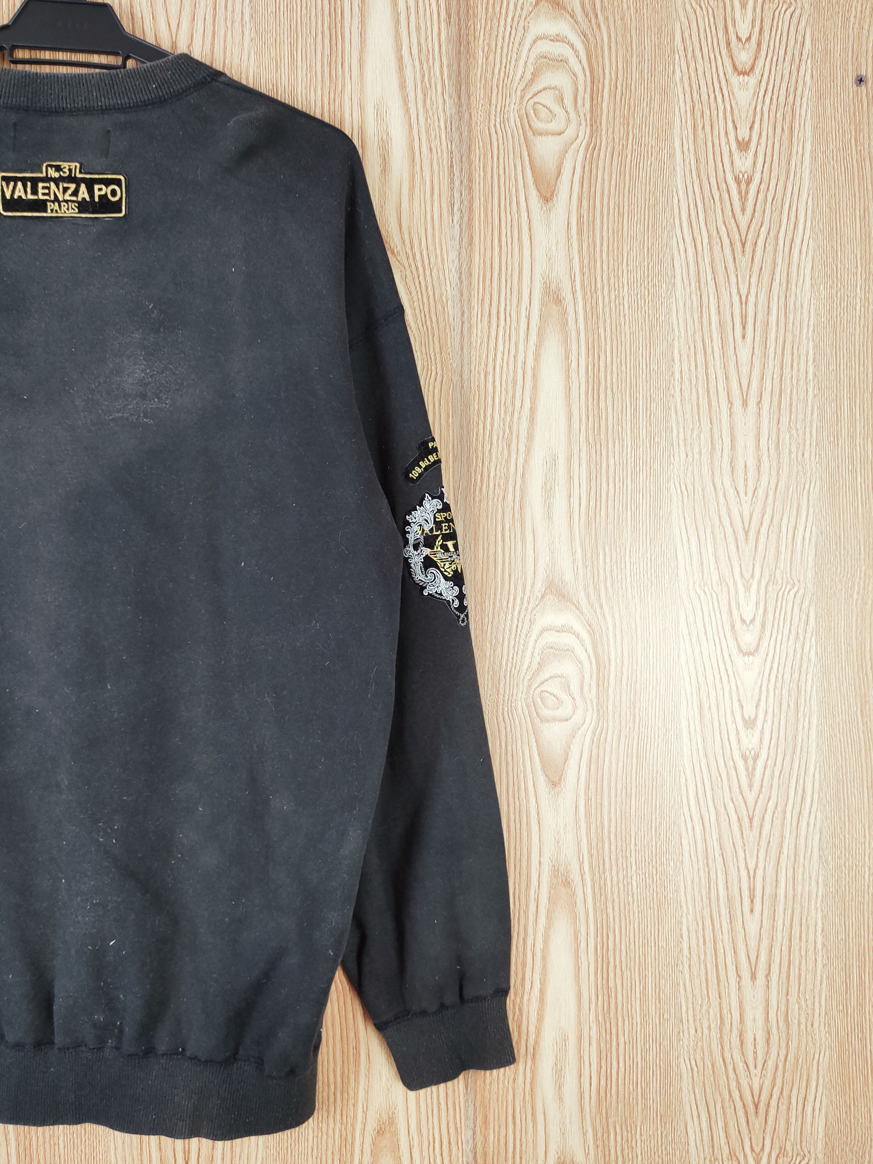 Japanese Brand × Vintage Rare 💥 ValenzaPo Black Sweatshirts Size US L / EU 52-54 / 3 - 11 Thumbnail