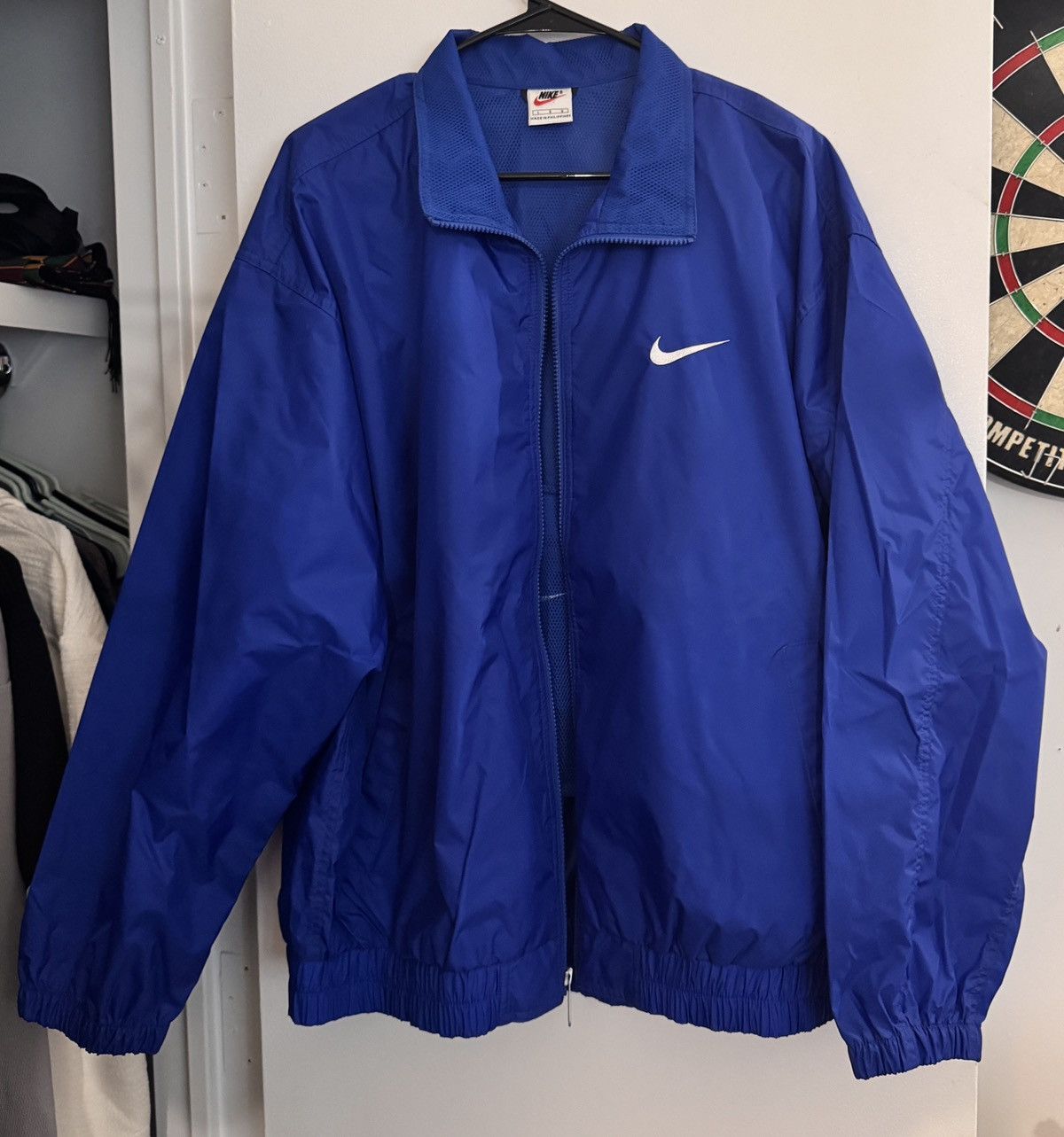 Nike Vintage Nylon Nike Jacket Size US L / EU 52-54 / 3 - 1 Thumbnail