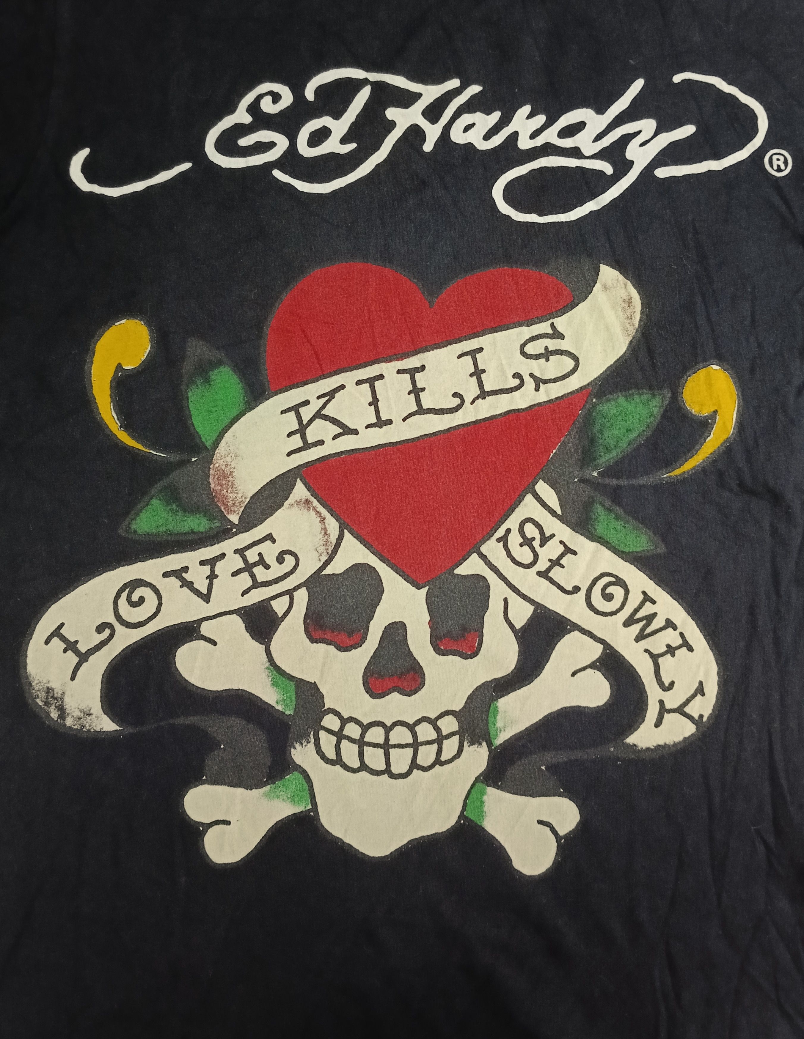 Christian Audigier × Ed Hardy OG🔥ED HARDY KILLS LOVE SLOWLY Size US S / EU 44-46 / 1 - 3 Thumbnail