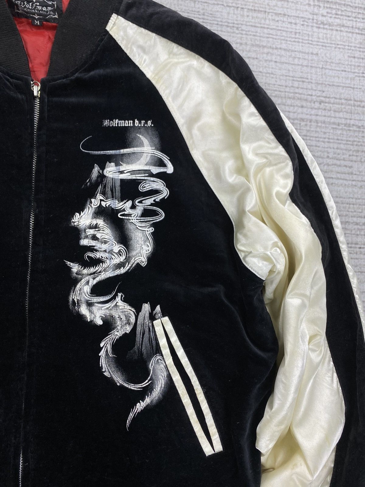 Japanese Brand Vintage Wolfman X Dragonfly Japan Sukajan Jacket Size US M / EU 48-50 / 2 - 10 Thumbnail