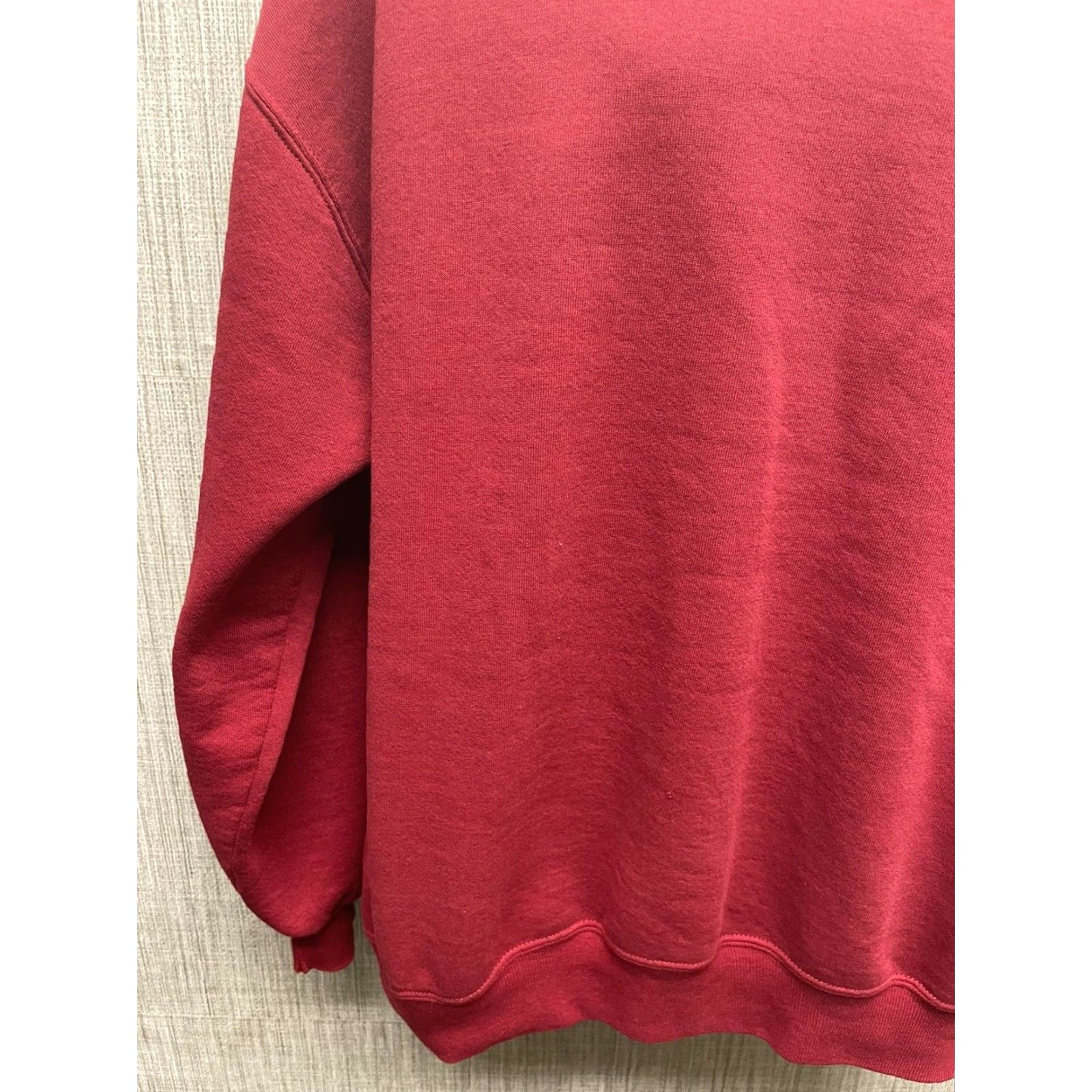 Russell Athletic Vintage 1990s Russell Athletic Burgundy 50/50 Made in USA Mens Large Sweatshirt Size US XL / EU 56 / 4 - 3 Thumbnail