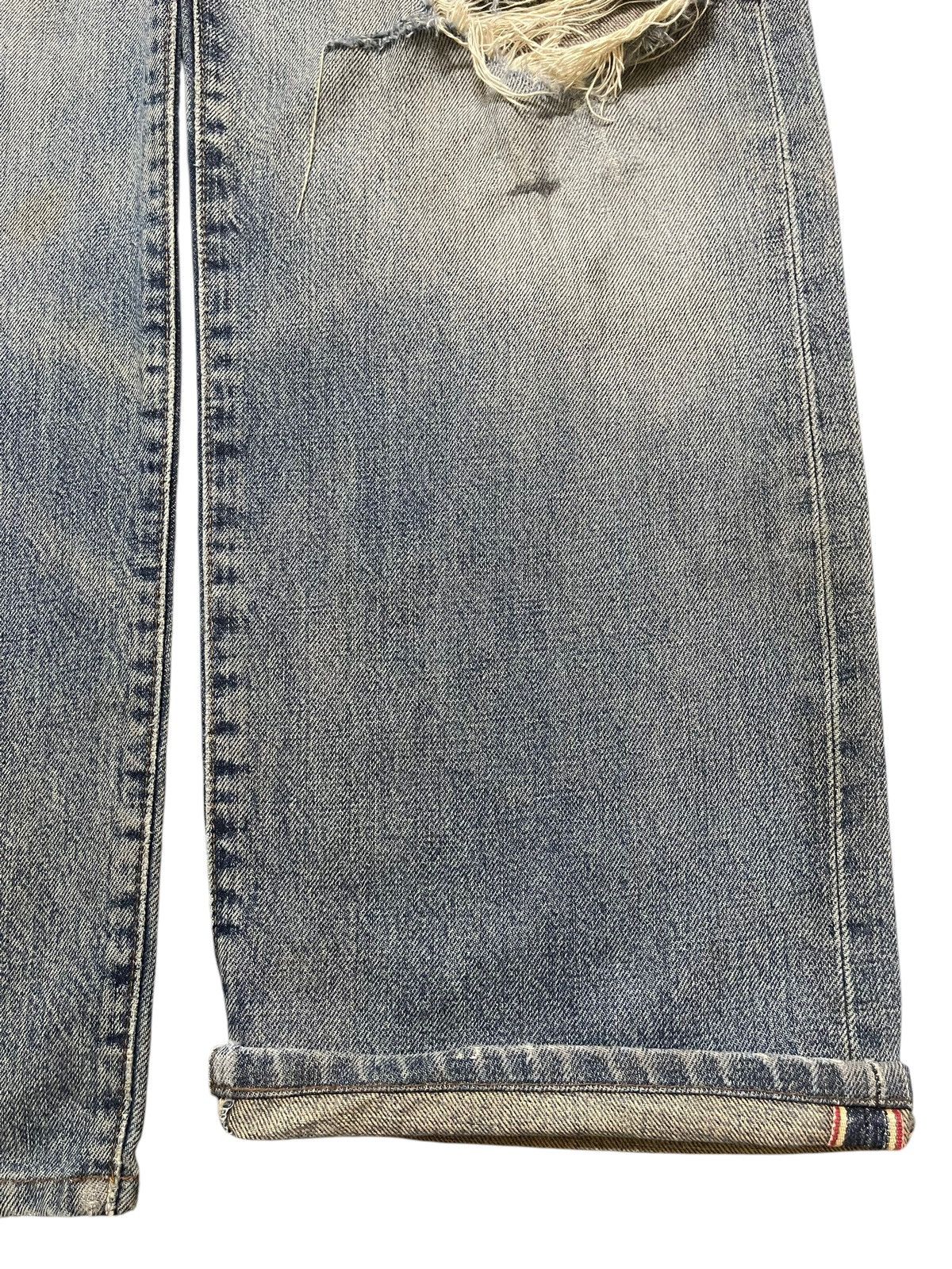 Wrangler Vintage Wrangler Selvedge Baggy Faded Wash Distressed Jeans Size US 28 / EU 44 - 10 Thumbnail