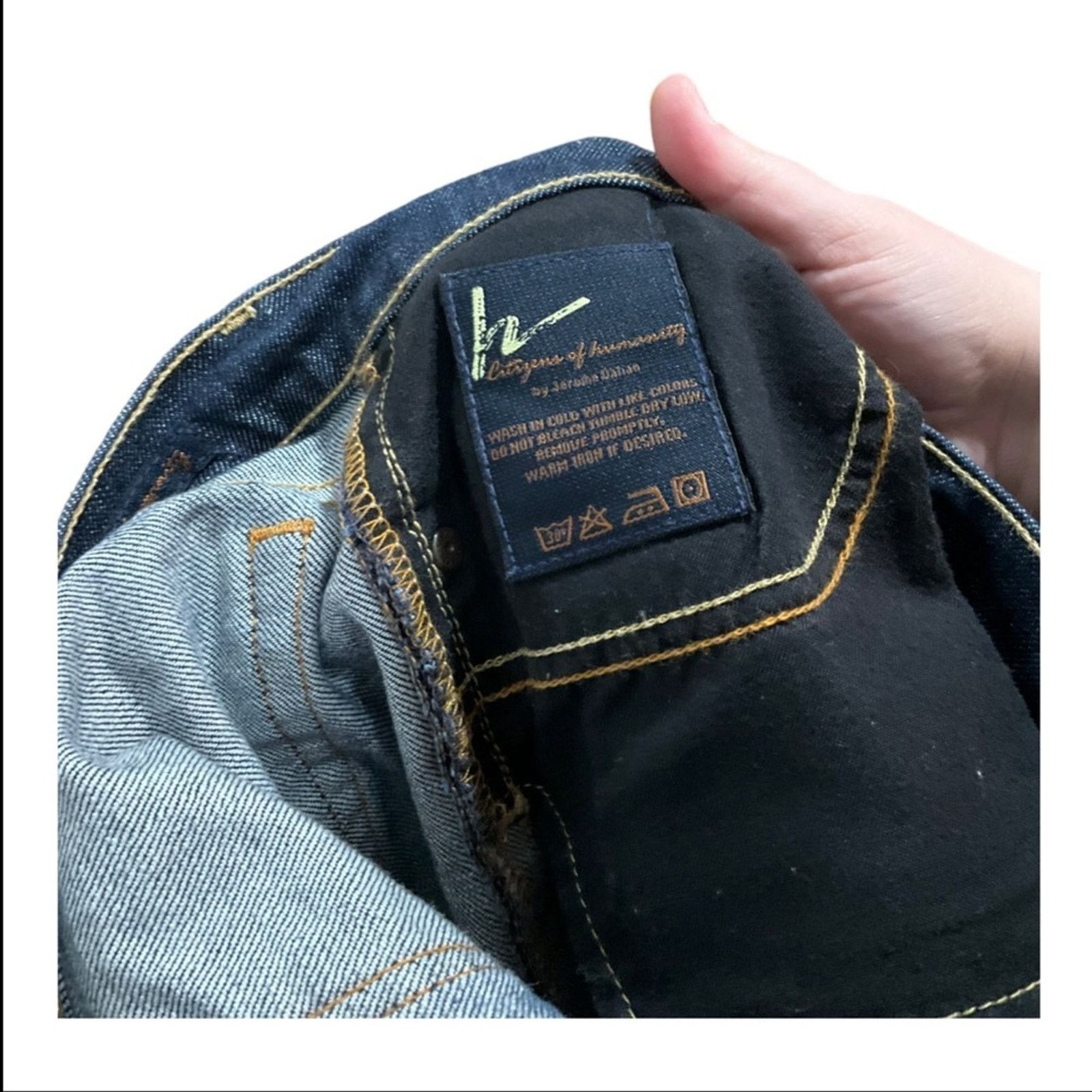Citizen Y2K Citizens of Humanity Kelly low waist cropped jeans Size 31" - 3 Thumbnail