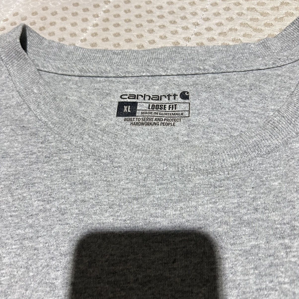 Carhartt Vintage tshirt carhartt grey XL loose fit Size US XL / EU 56 / 4 - 4 Thumbnail