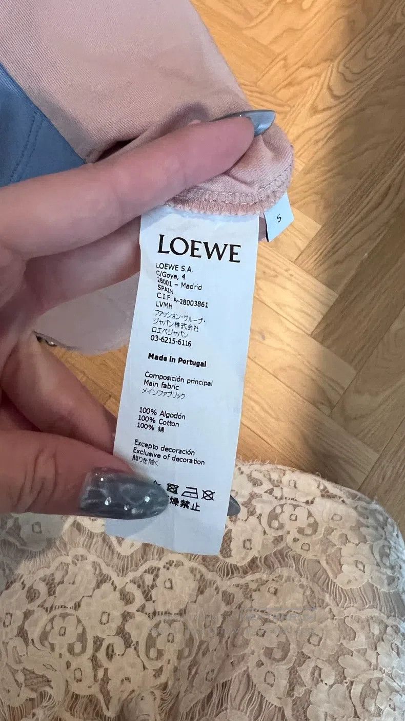 Loewe Loewe Two-color Patchwork Short Sleeve T-Shirt Size S / US 4 / IT 40 - 4 Thumbnail