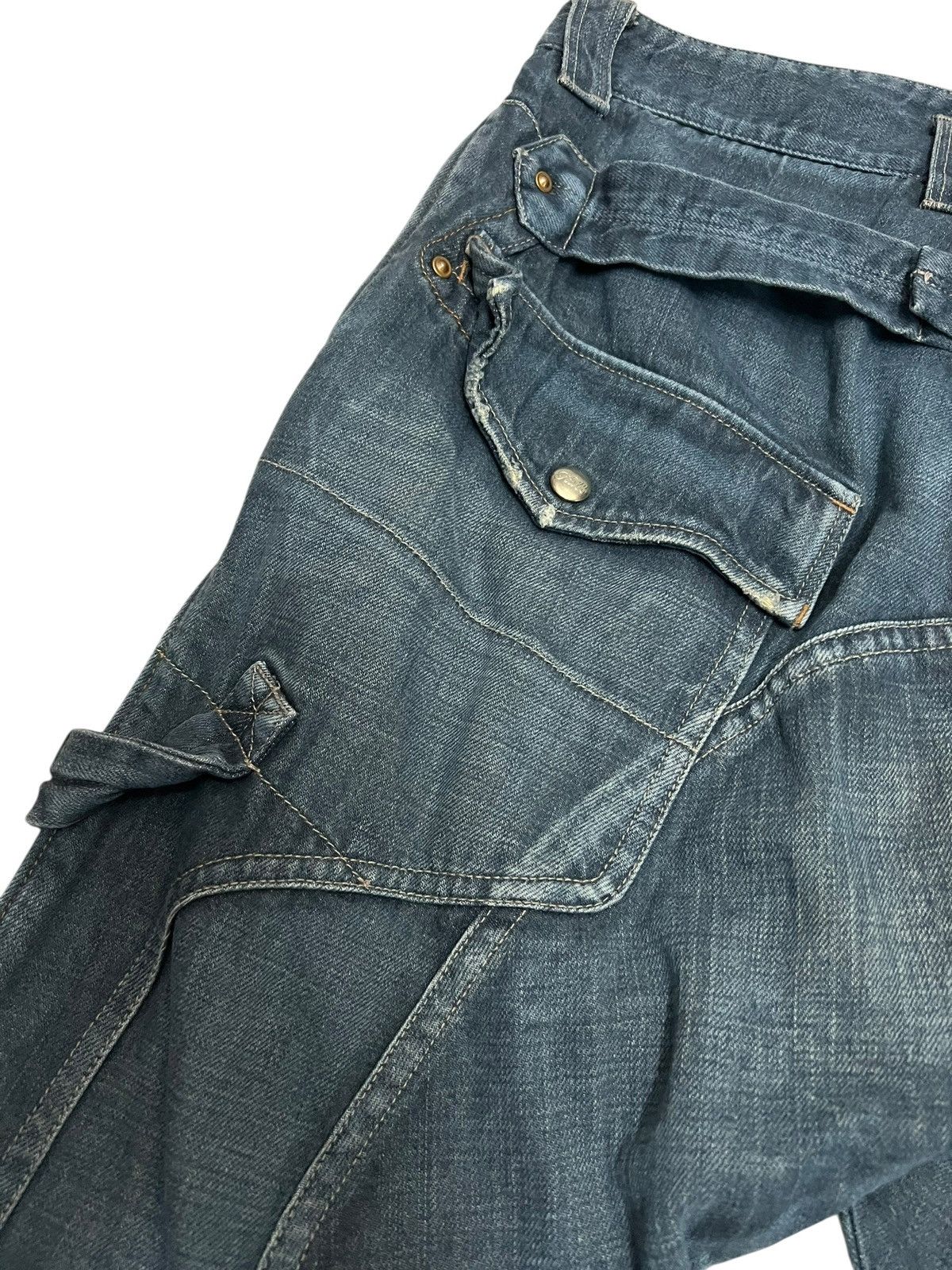 Japanese Brand Vintage Japanese Brand HALB Sedionaries Half Jean Size US 31 - 10 Thumbnail