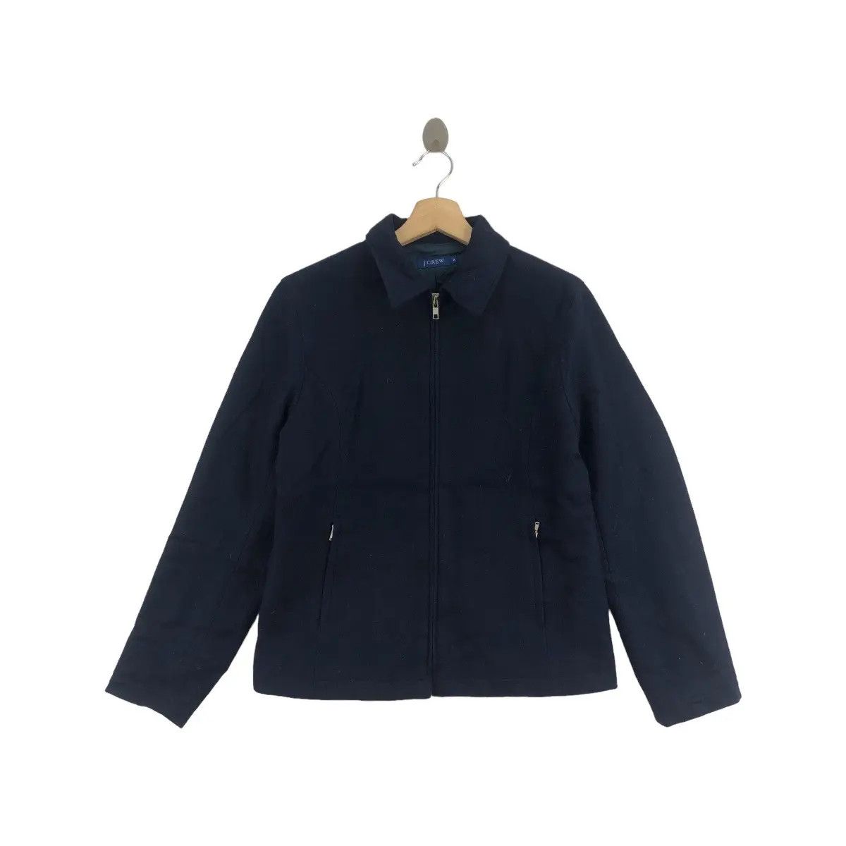 J.Crew Vtg J.CREW NEW YORK Minimalist Design Wool Jacket Size US M / EU 48-50 / 2 - 1 Thumbnail