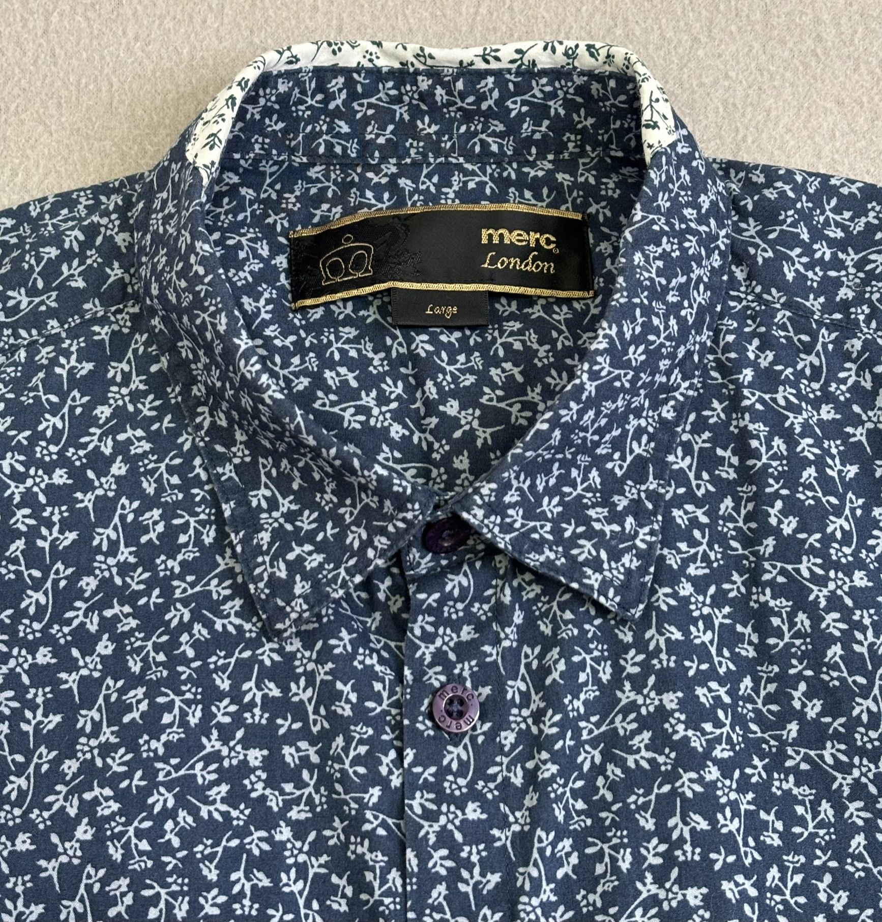 Merc Merc London shirt size L Size US L / EU 52-54 / 3 - 9 Thumbnail