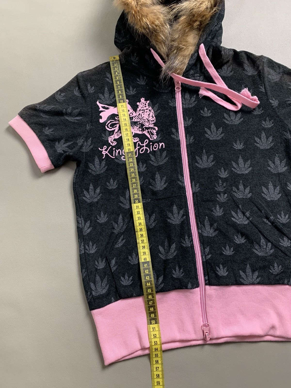 If Six Was Nine × Japanese Brand × Le Grande Bleu (L.G.B.) Japanese Jamaica Kingo Lion Zip Fur Hoodie lgb style Size US M / EU 48-50 / 2 - 12 Thumbnail