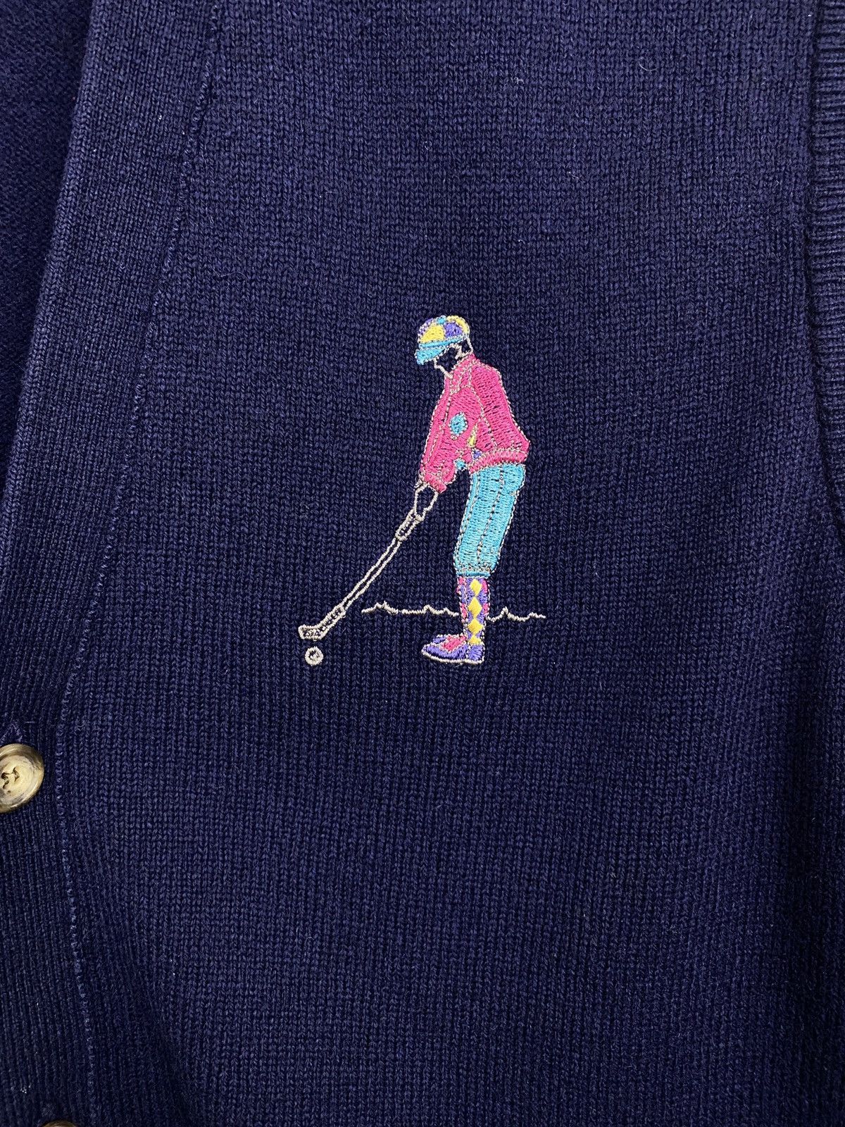 Marks & Spencer Vintage 90s Golf Marks Spencer Wool Sweater Vest Retro Y2K Size US L / EU 52-54 / 3 - 4 Thumbnail