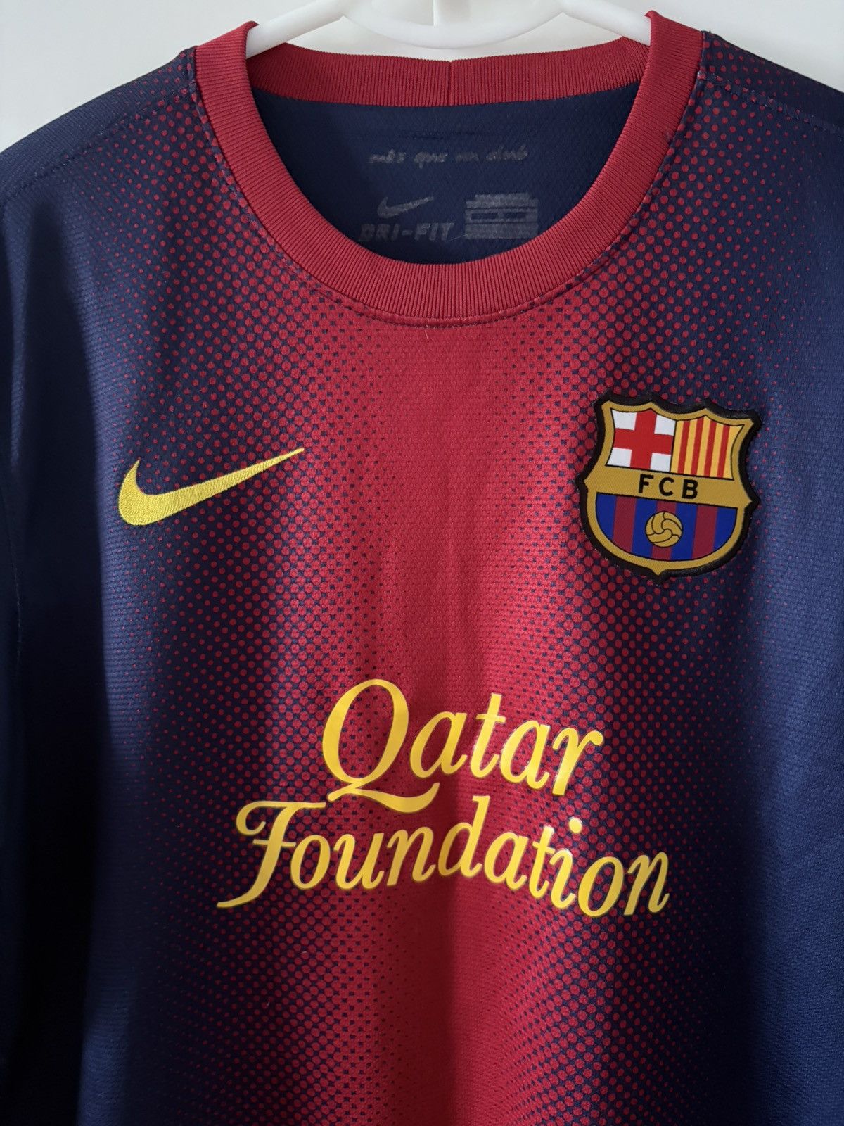 Barcelona nike 2012/2013 domowa długi rękaw — zdjęcie 2