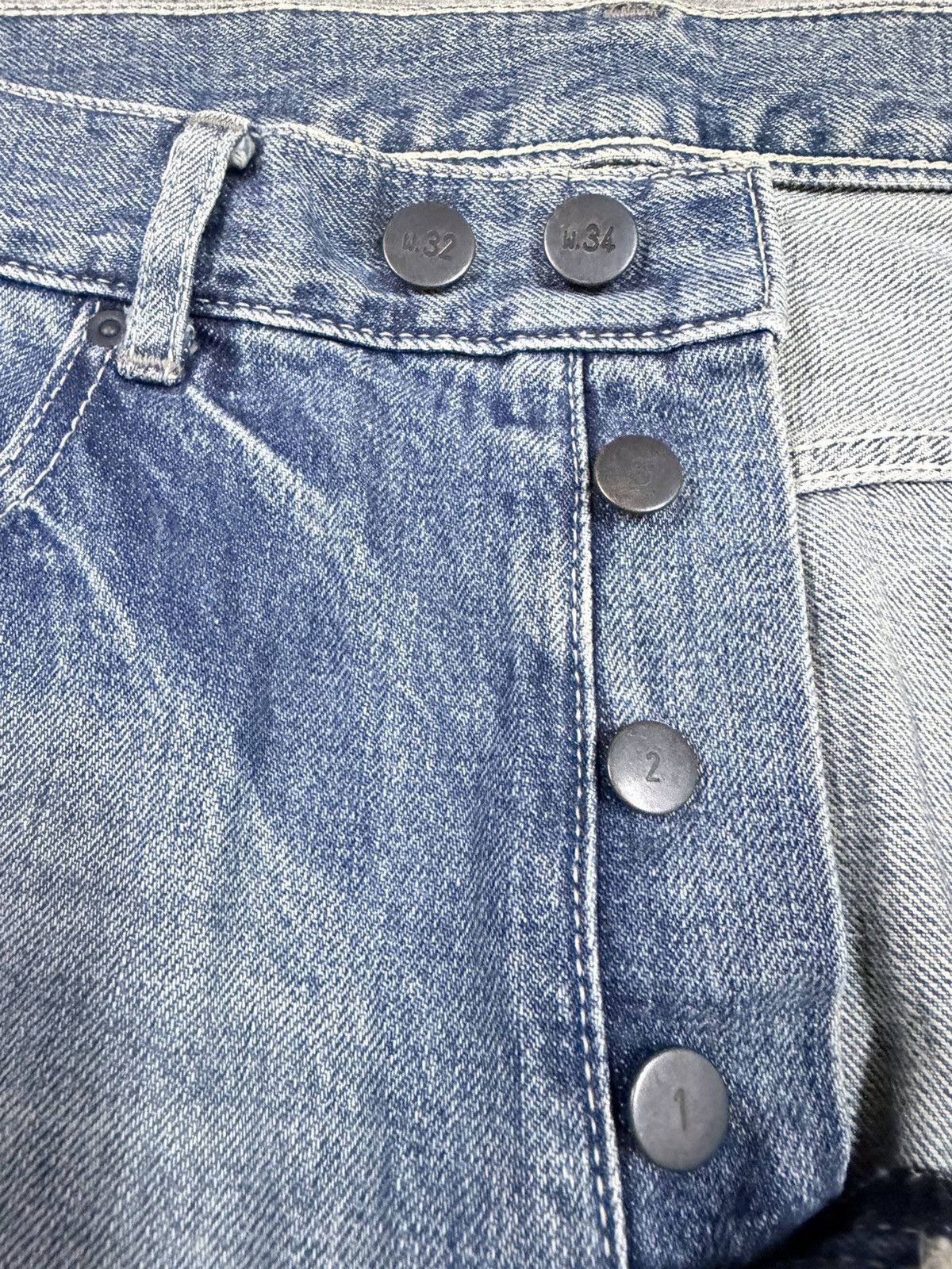 N.Hoolywood Mister Hollywood Two Size Straight Blue Wash Denim Size US 34 / EU 50 - 20 Thumbnail