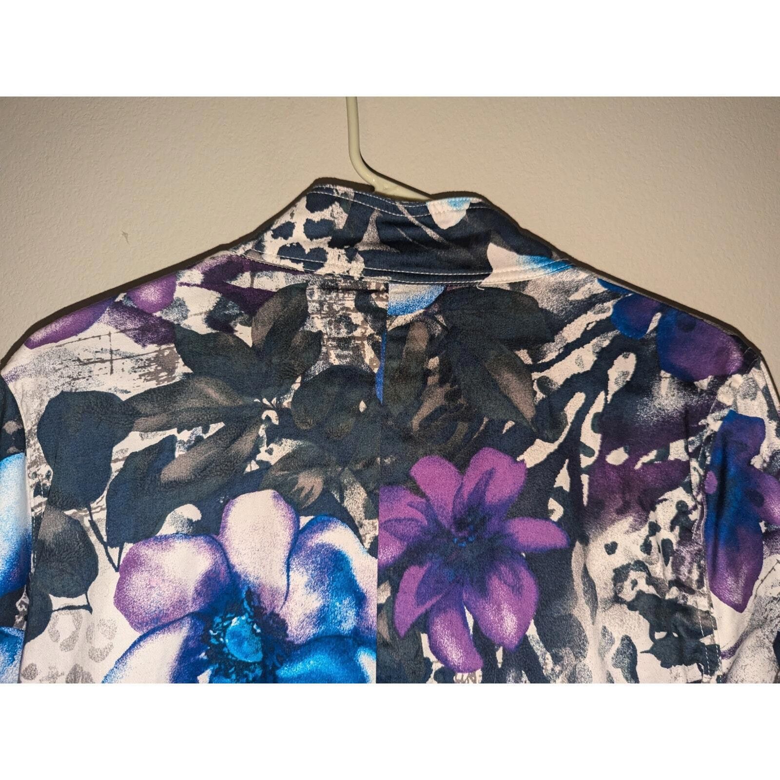 Designer Vintage Sportelle Womens 3/4 sleeve full zip jacket size XL Size XL / US 12-14 / IT 48-50 - 7 Thumbnail