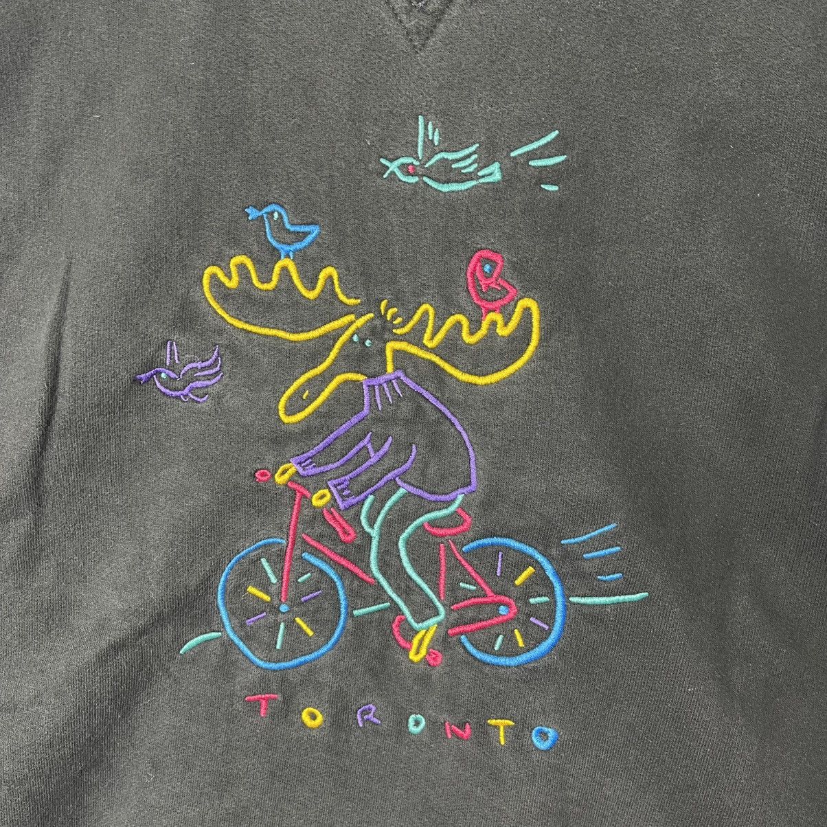 Vintage Vintage OH YES Toronto Embroidery Sweatshirt Size US M / EU 48-50 / 2 - 3 Thumbnail