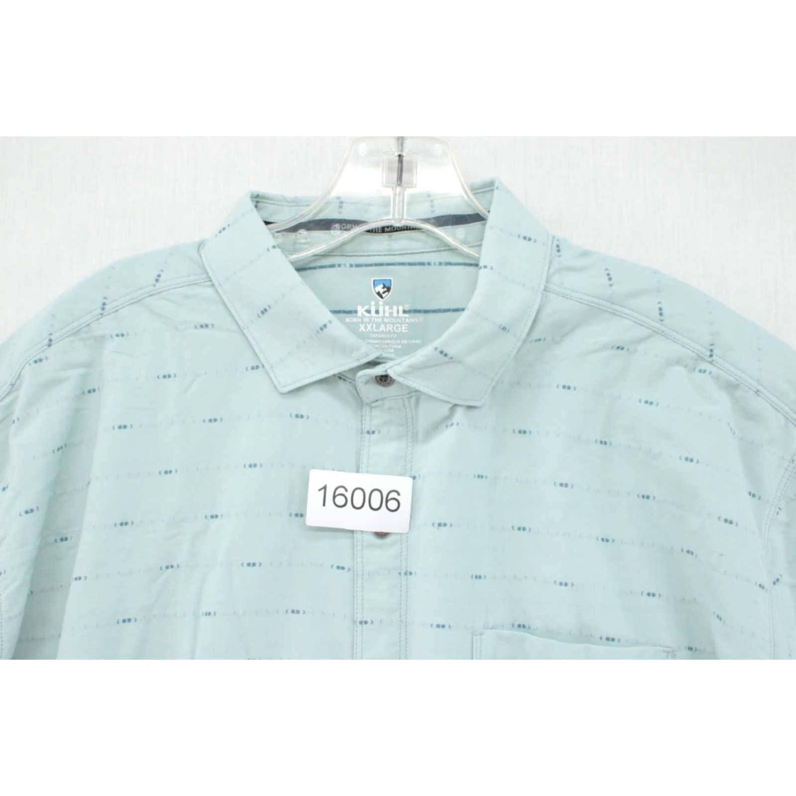Vintage Kuhl Intrepid Shirt Mens 2XL Green Short Sleeve Tapered Fit Hiking Outdoor #7567 Size US XXL / EU 58 / 5 - 8 Thumbnail