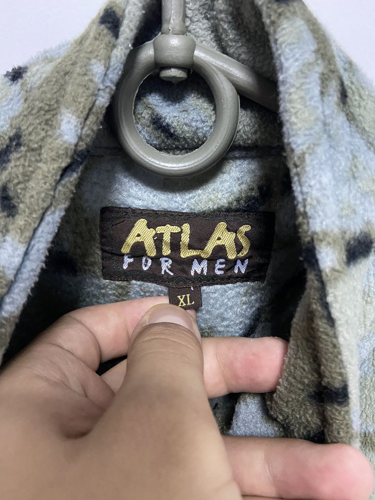 Japanese Brand Bear 🐻 Fleece Jacket Warm Vintage Zip Overprint Size US XL / EU 56 / 4 - 5 Thumbnail