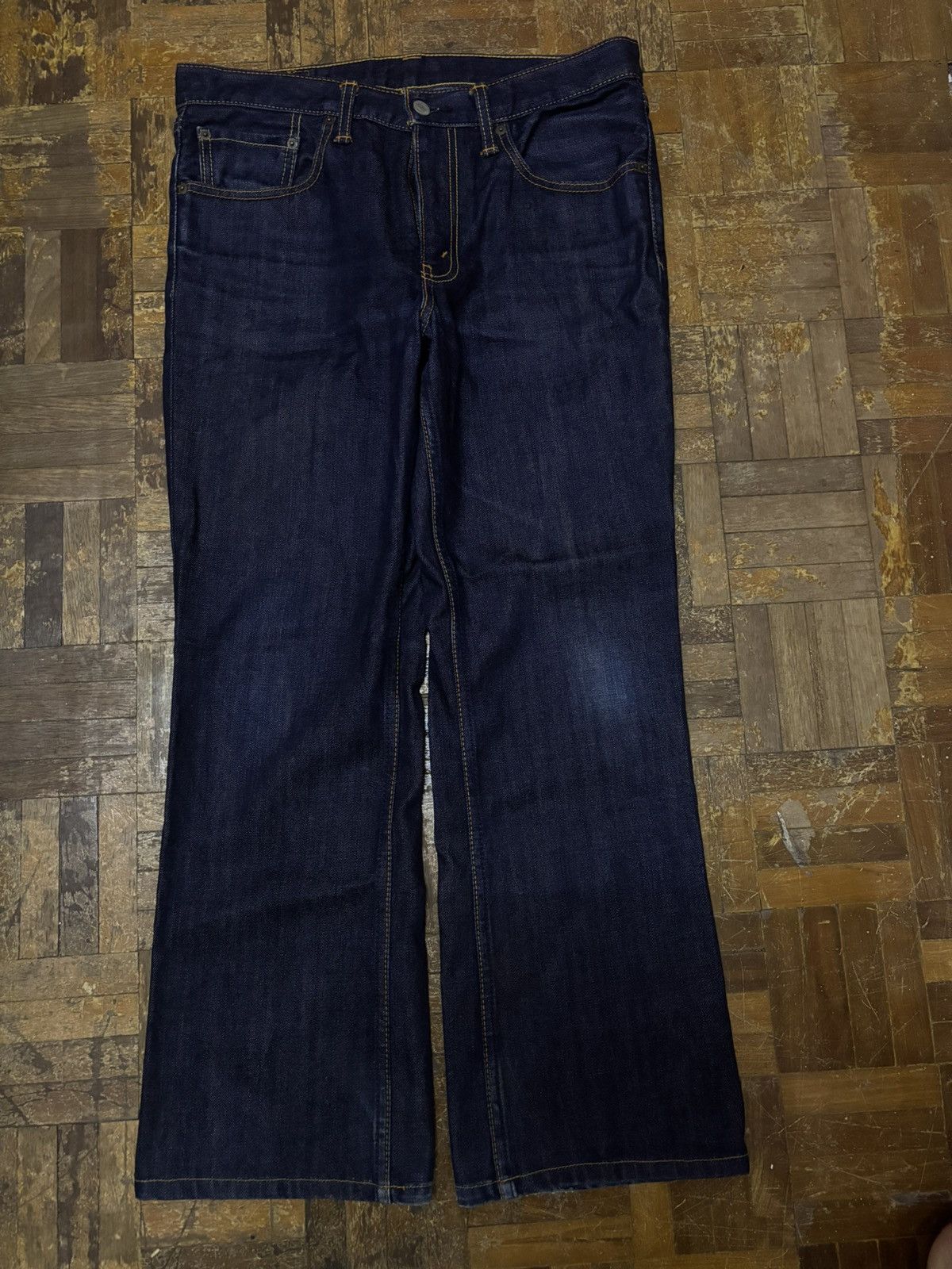 Jean × Levi's × Vintage Vintage Levis 707 Regular Bootcut Men Jeans (Size 33) Size US 33 - 6 Thumbnail
