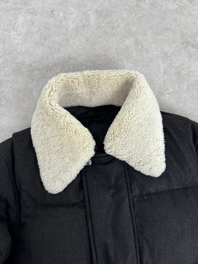 Yves Saint Laurent AW2010 Yves Saint Laurent Grey Wool Single-Breasted Fur Collar Jacket Size US M / EU 48-50 / 2 - 4 Thumbnail