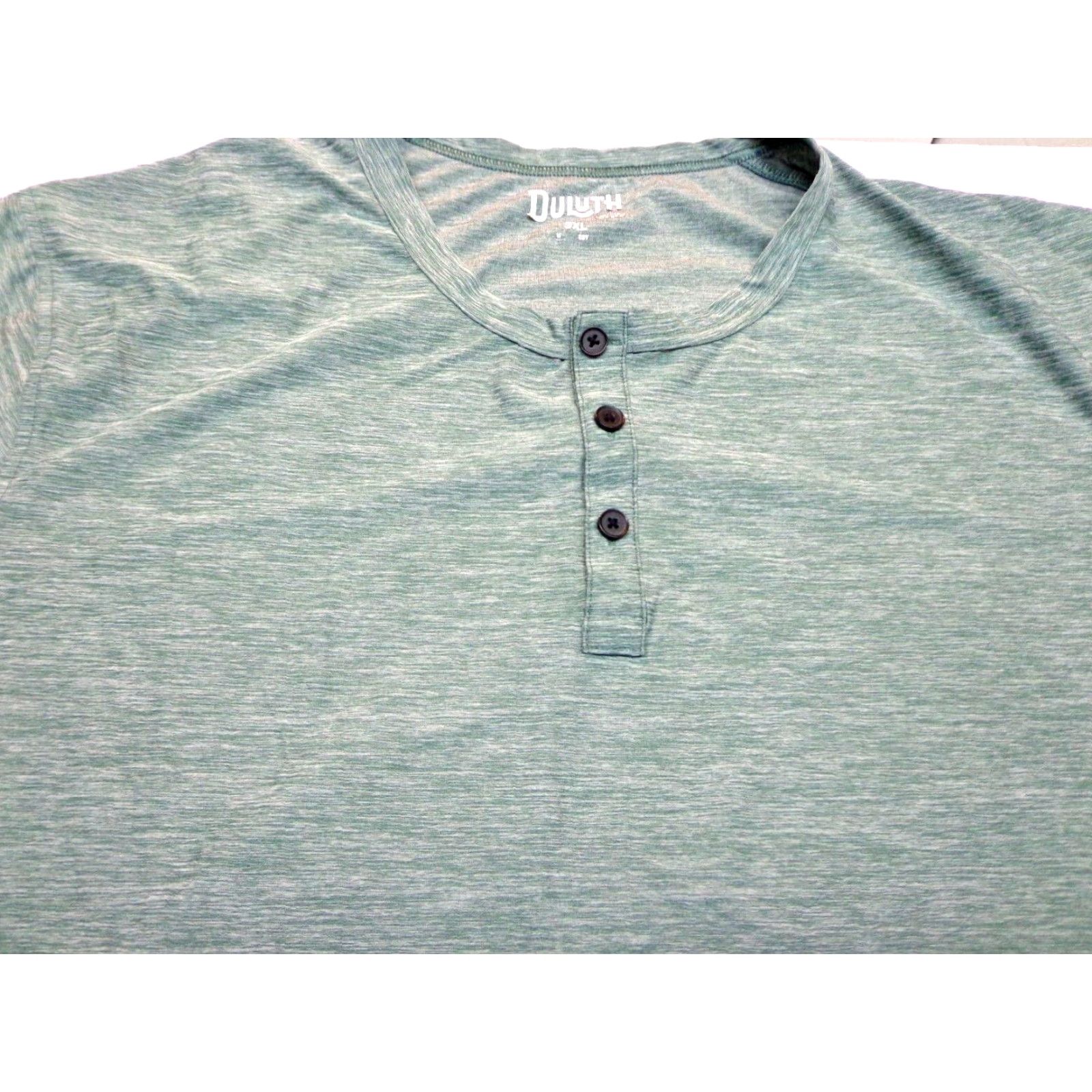 CO Duluth Men T-Shirt Henley 3XL Green Short Sleeve Shirt Vintage: No Size 3XL Regular Size US XXL / EU 58 / 5 - 2 Thumbnail