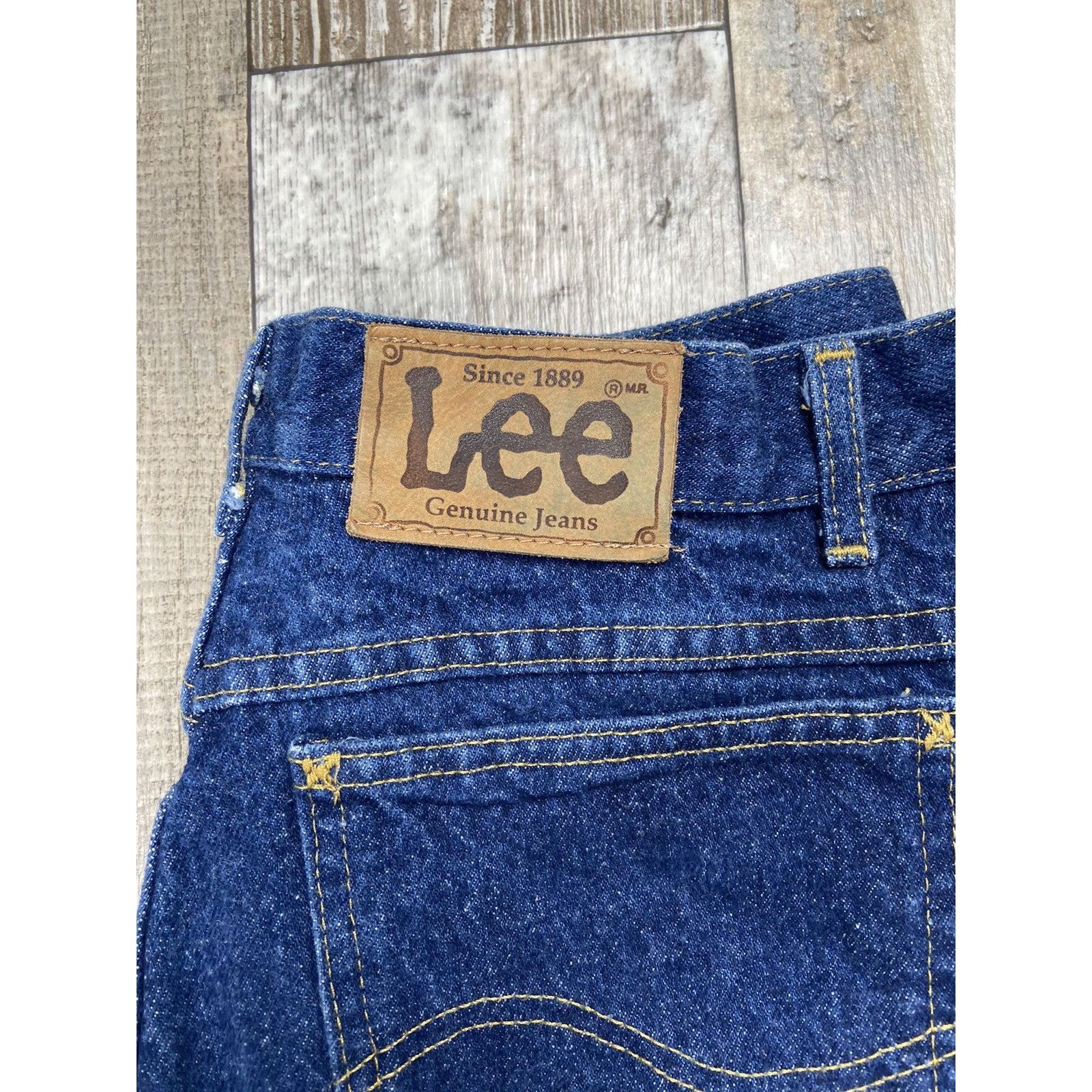 Lee Crazy Vintage Washed Dark Workwear Skater Lee Riders Jeans Size US 29 - 10 Thumbnail