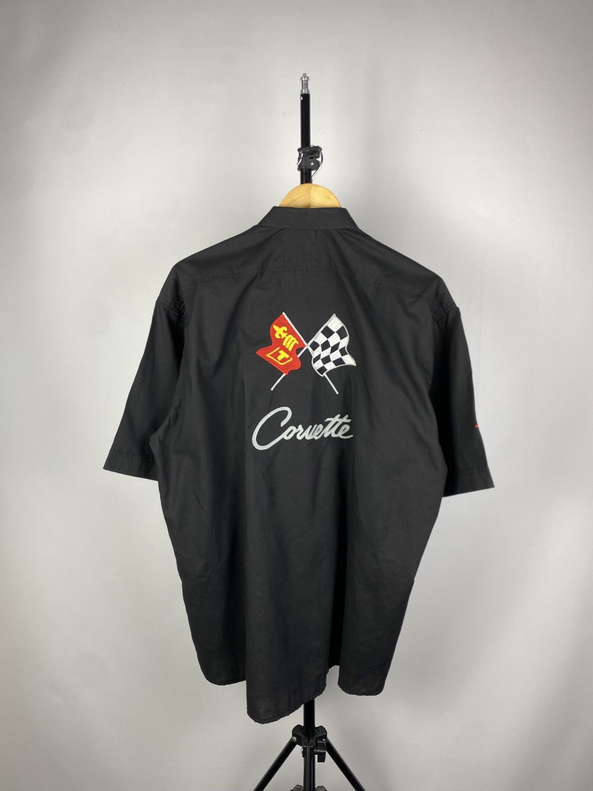 Chevrolet × Vintage VINTAGE 90s CORVETTE RACING LOGO Short Sleeve SHIRT Size US XXL / EU 58 / 5 - 1 Thumbnail
