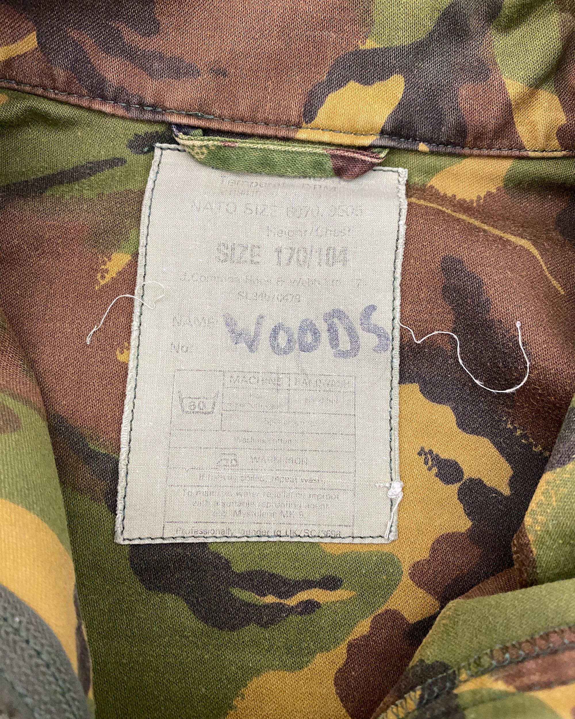Vintage 1980s British Army DPM Smock Combat Camo Jacket Size US XL / EU 56 / 4 - 4 Thumbnail