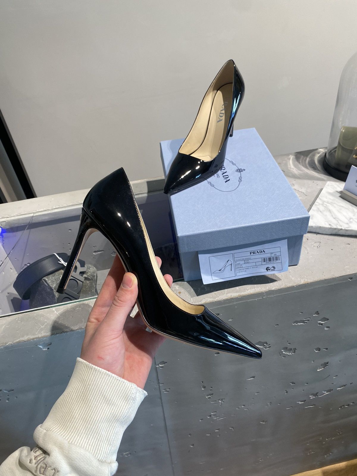 Prada BNWT Prada Triangolo Pumps / High Heels Size US 10 / IT 40 - 2 Thumbnail