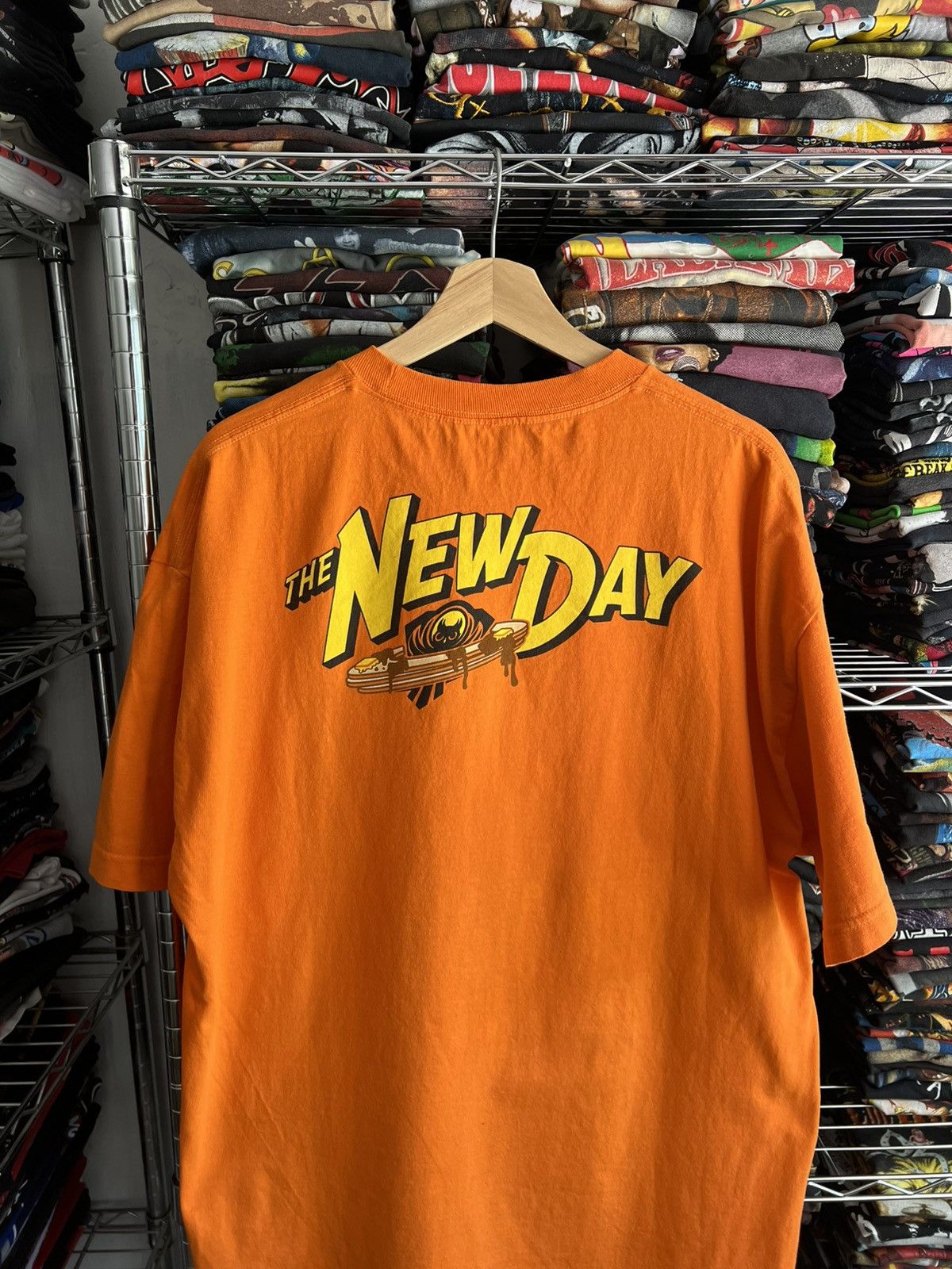 Vintage 2010s Pancake Power The New Day Wrestling Kofi Kingston Tee Size US XL / EU 56 / 4 - 2 Thumbnail