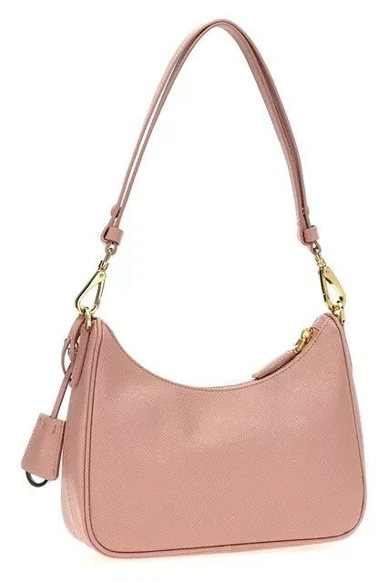 Prada PRADA Re-Edition Pink Saffiano Mini Handbag New/Auth Size ONE SIZE - 2 Thumbnail