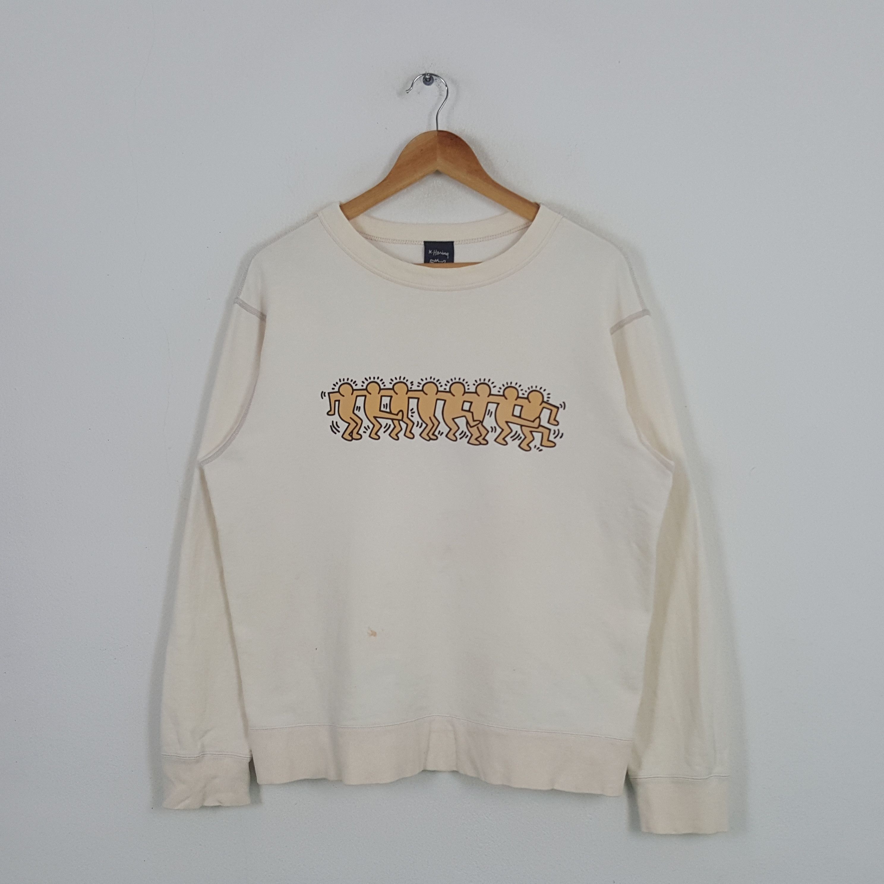 Keith Haring × Vintage Vintage Keith Haring American Artists Promo Sweatshirt Size US L / EU 52-54 / 3 - 1 Thumbnail