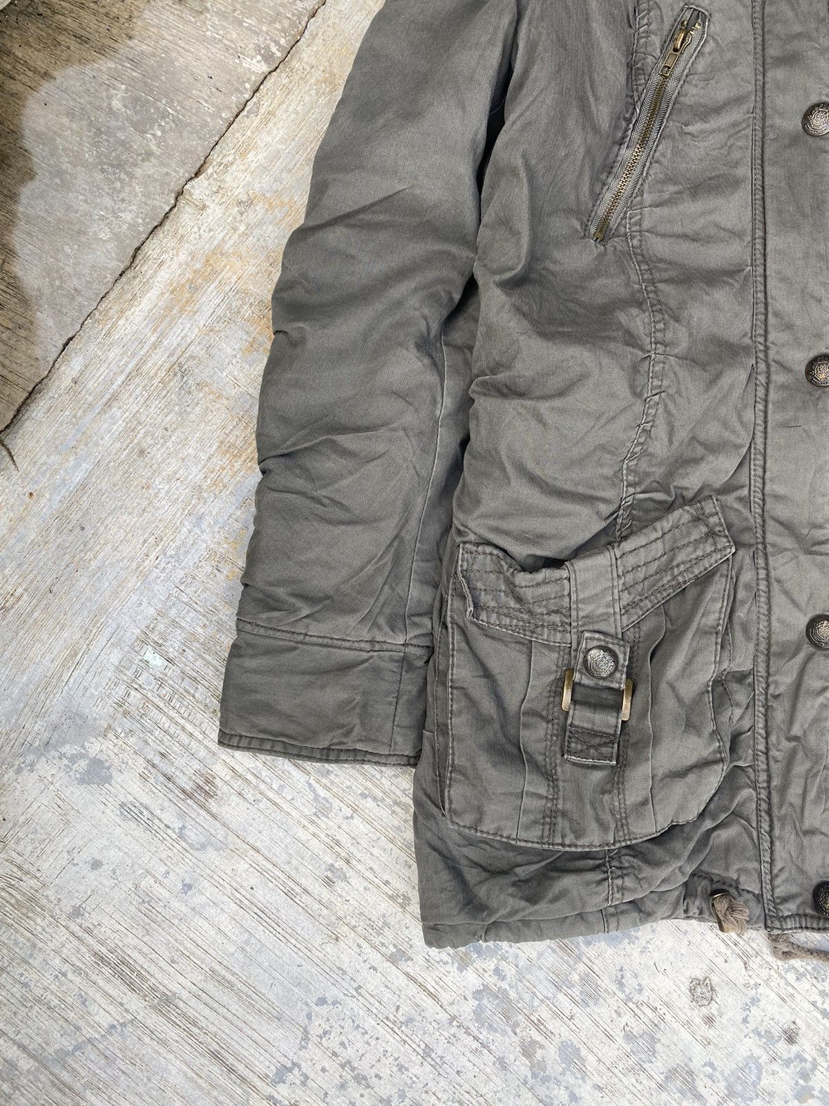 Japanese Brand Double Focus Fur Hooded Parka Jacket Size M / US 6-8 / IT 42-44 - 6 Thumbnail